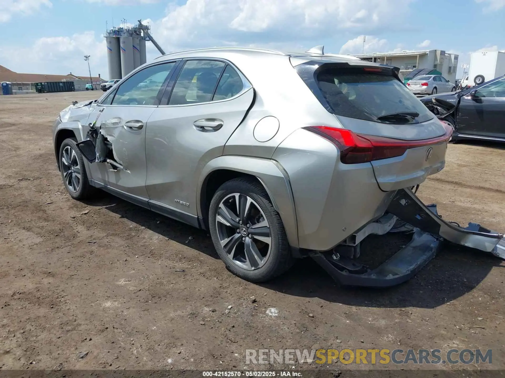 3 Photograph of a damaged car JTHP9JBHXN2054896 LEXUS UX 250H 2022