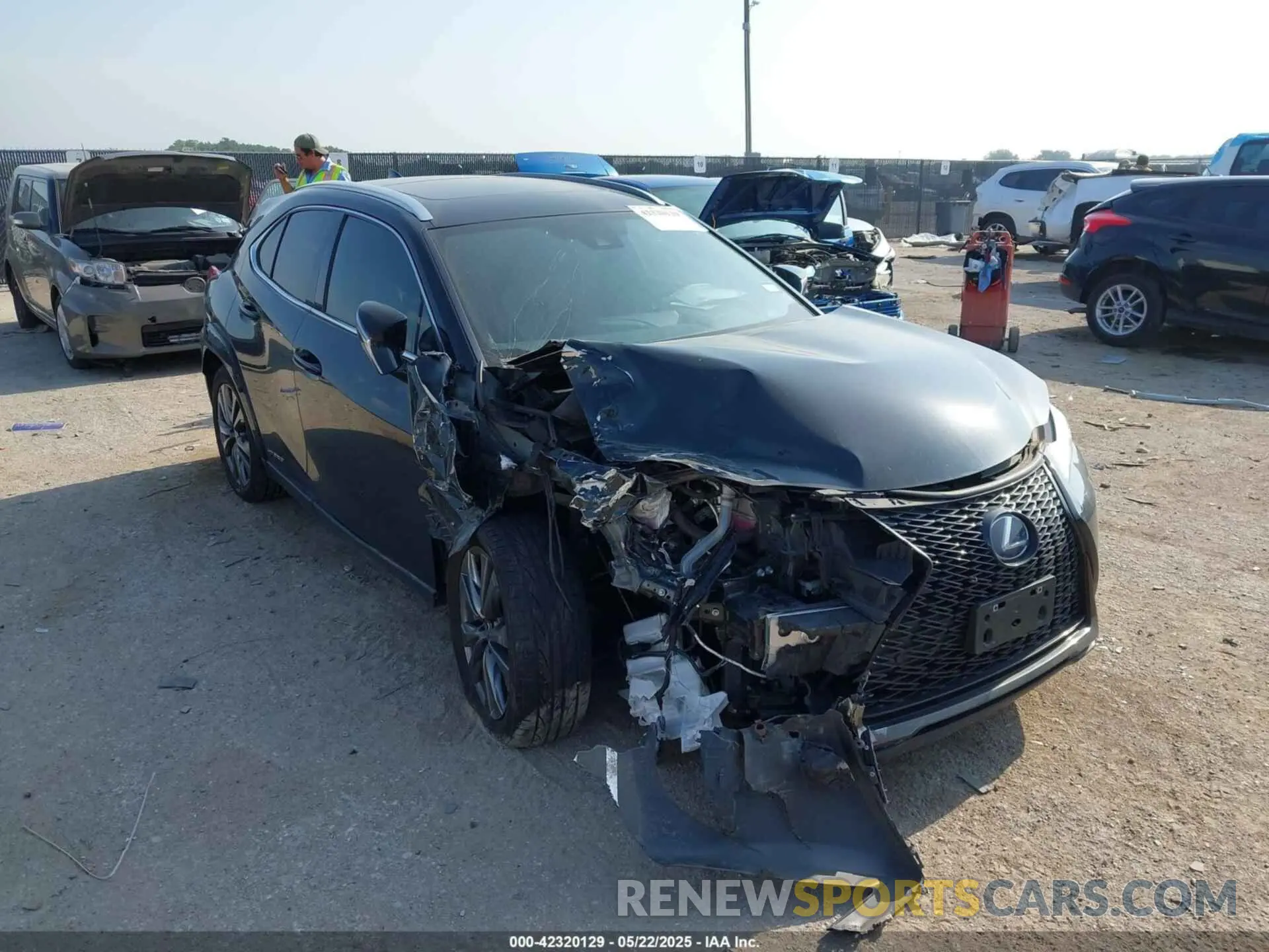 1 Photograph of a damaged car JTHR9JBHXN2058276 LEXUS UX 250H 2022