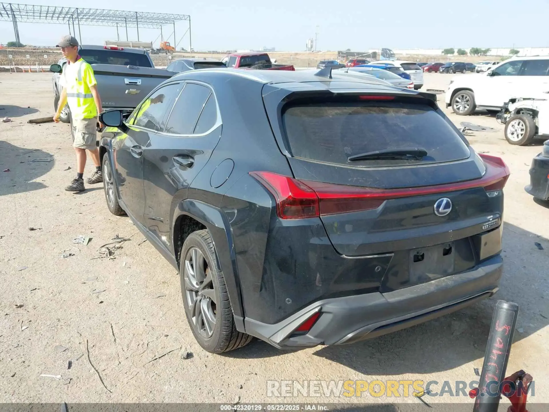3 Photograph of a damaged car JTHR9JBHXN2058276 LEXUS UX 250H 2022