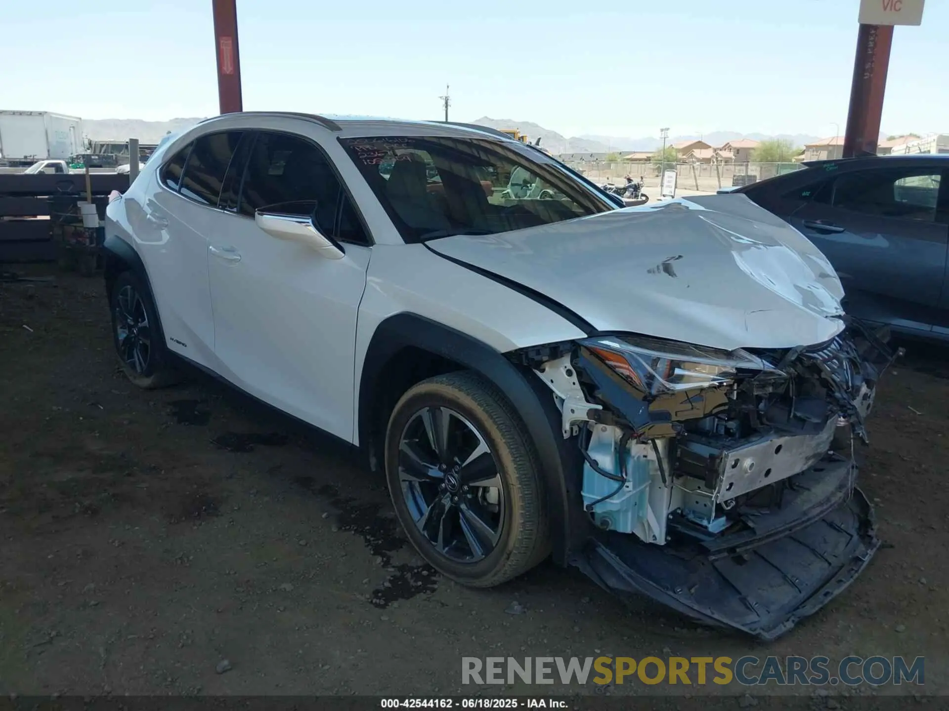1 Photograph of a damaged car JTHX9JBH1N2062367 LEXUS UX 250H 2022