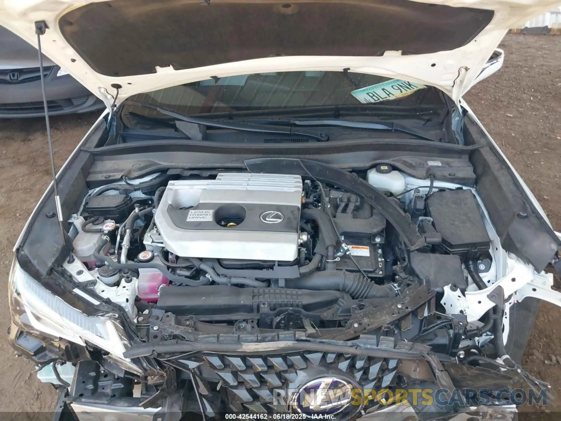 10 Photograph of a damaged car JTHX9JBH1N2062367 LEXUS UX 250H 2022