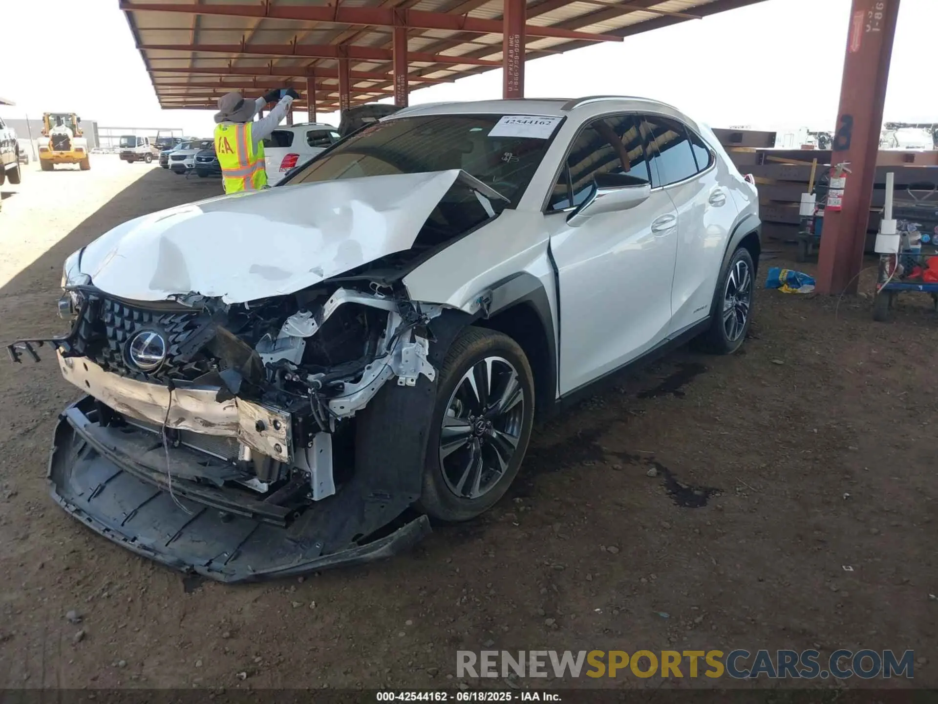 2 Photograph of a damaged car JTHX9JBH1N2062367 LEXUS UX 250H 2022