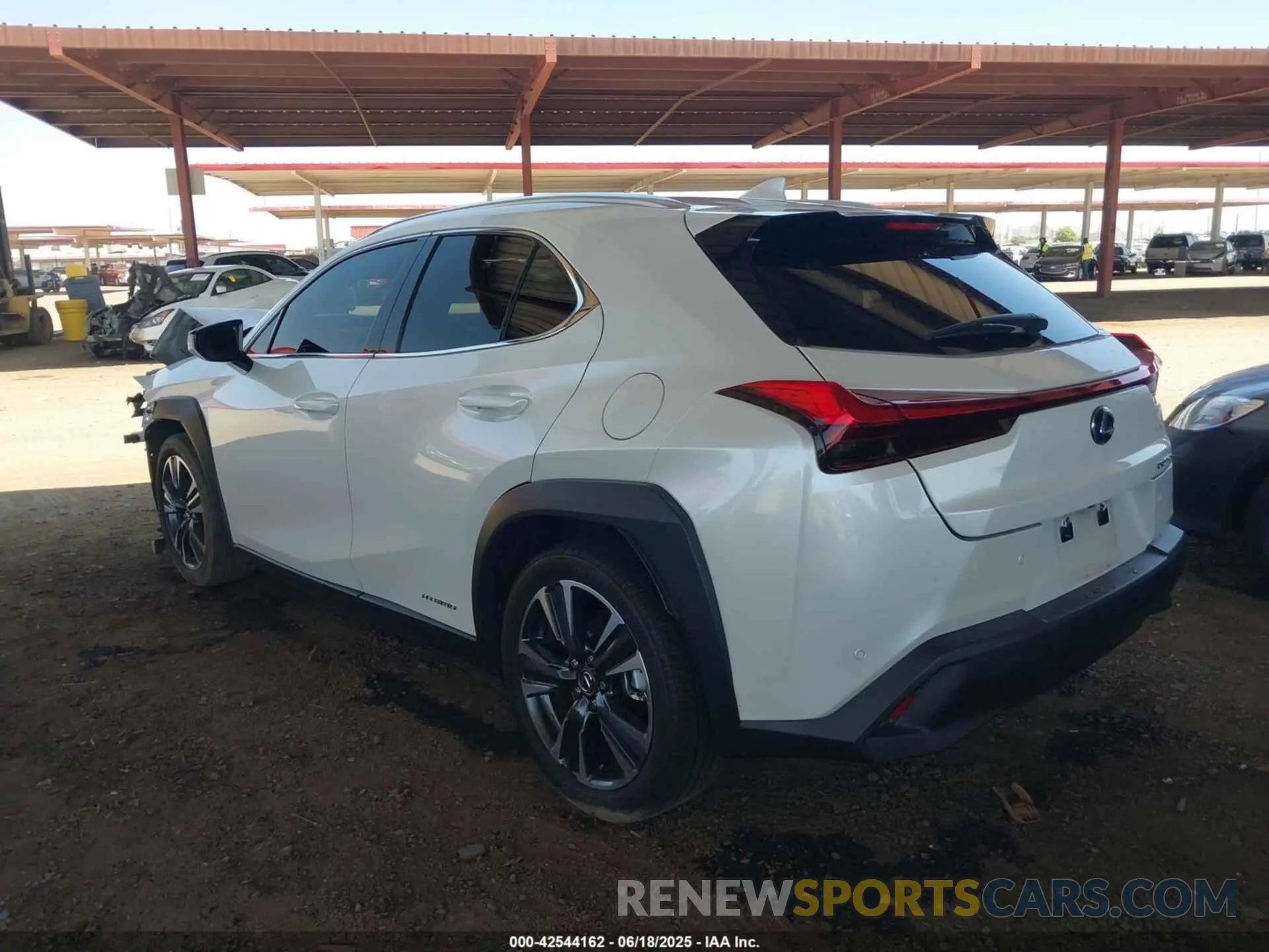 3 Photograph of a damaged car JTHX9JBH1N2062367 LEXUS UX 250H 2022