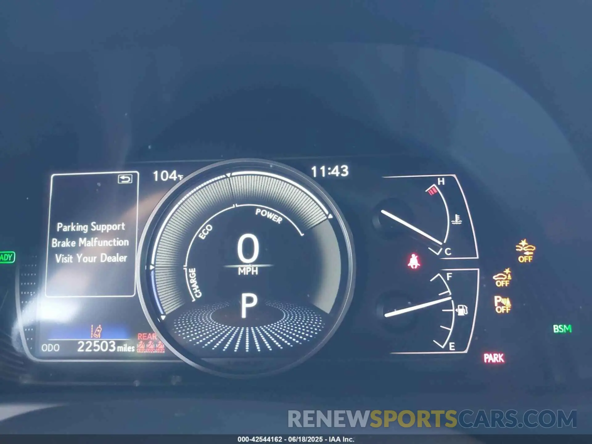 7 Photograph of a damaged car JTHX9JBH1N2062367 LEXUS UX 250H 2022