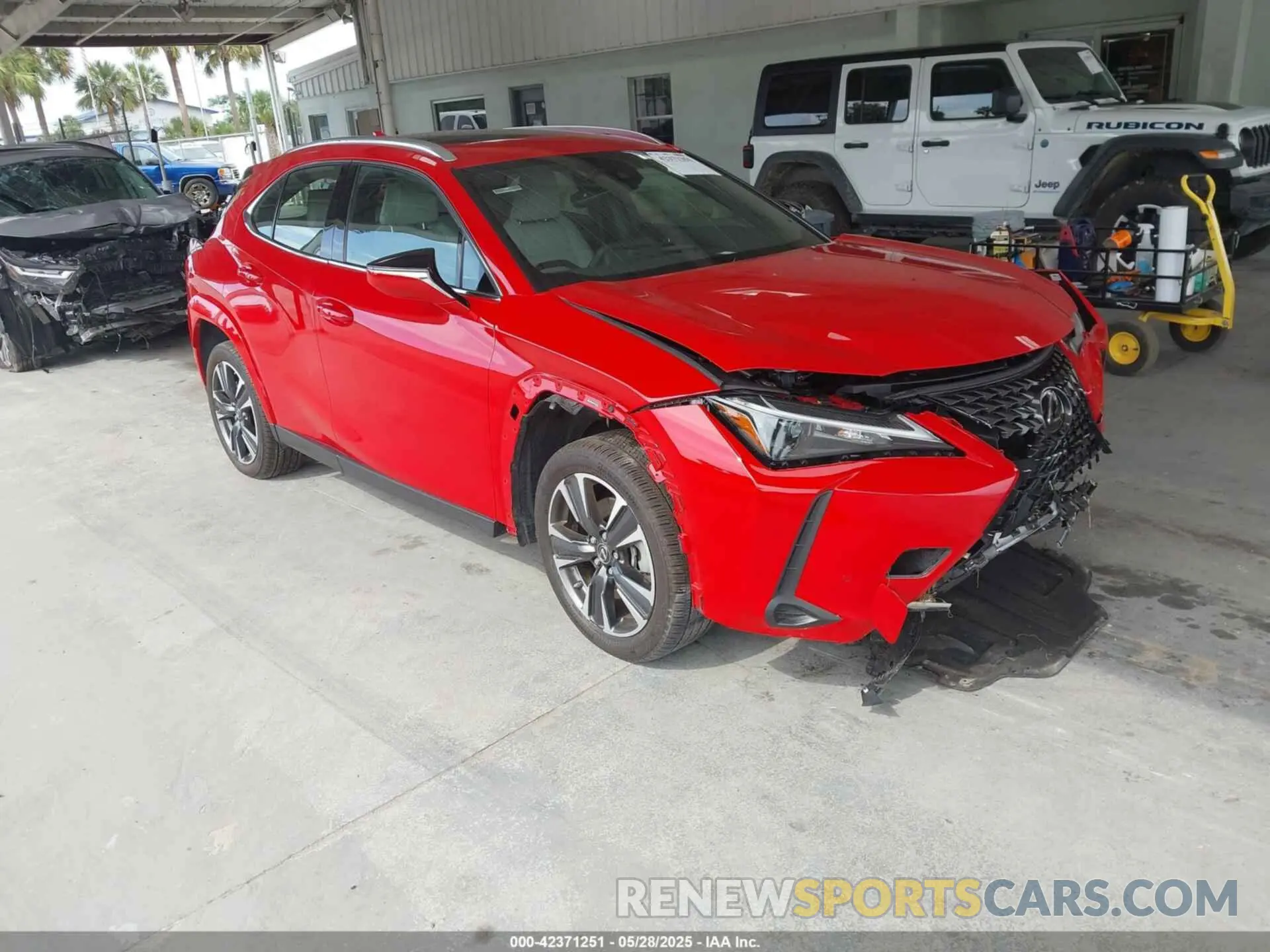 1 Photograph of a damaged car JTHP6JBH1P2141792 LEXUS UX 250H 2023