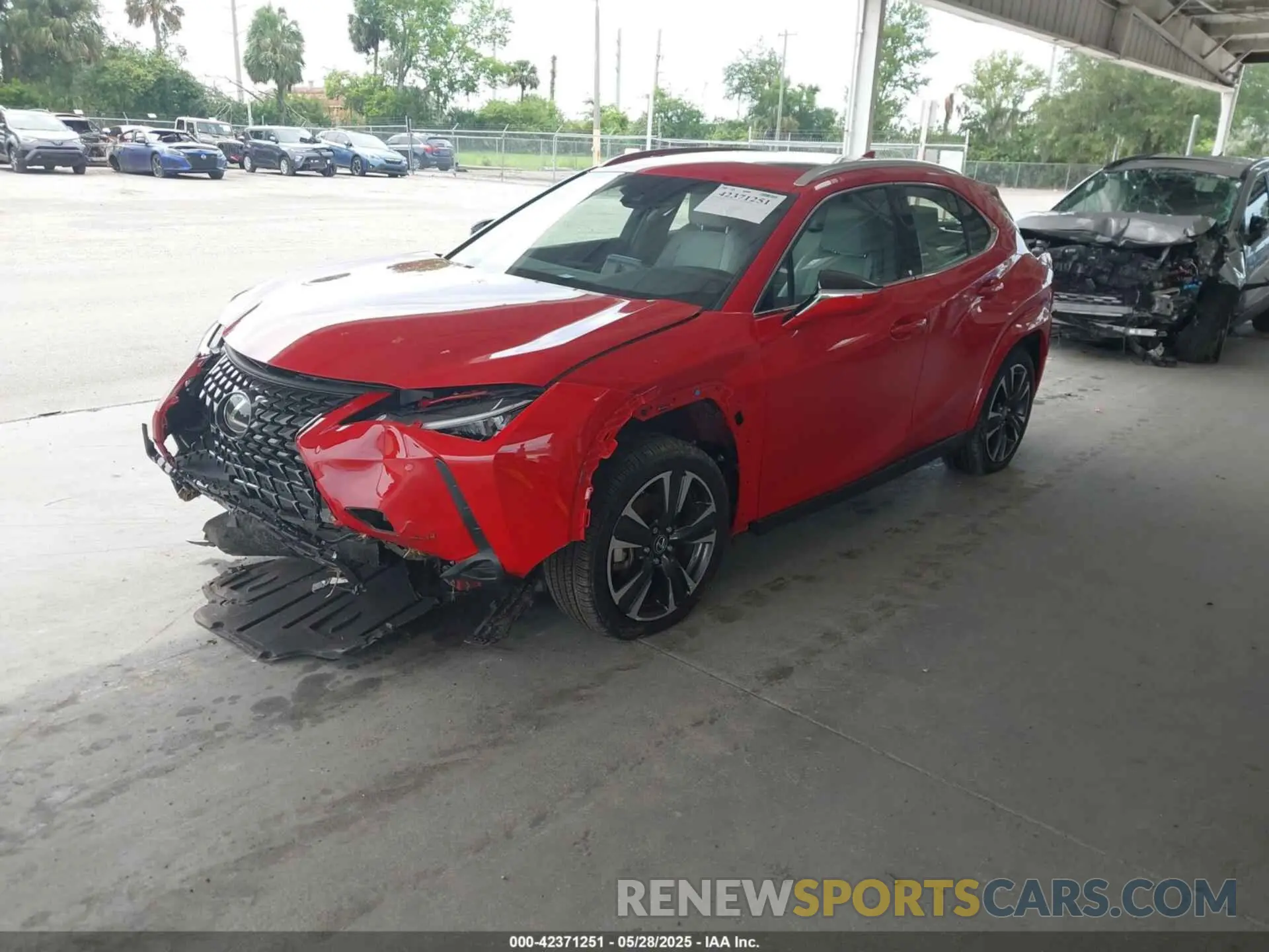 2 Photograph of a damaged car JTHP6JBH1P2141792 LEXUS UX 250H 2023