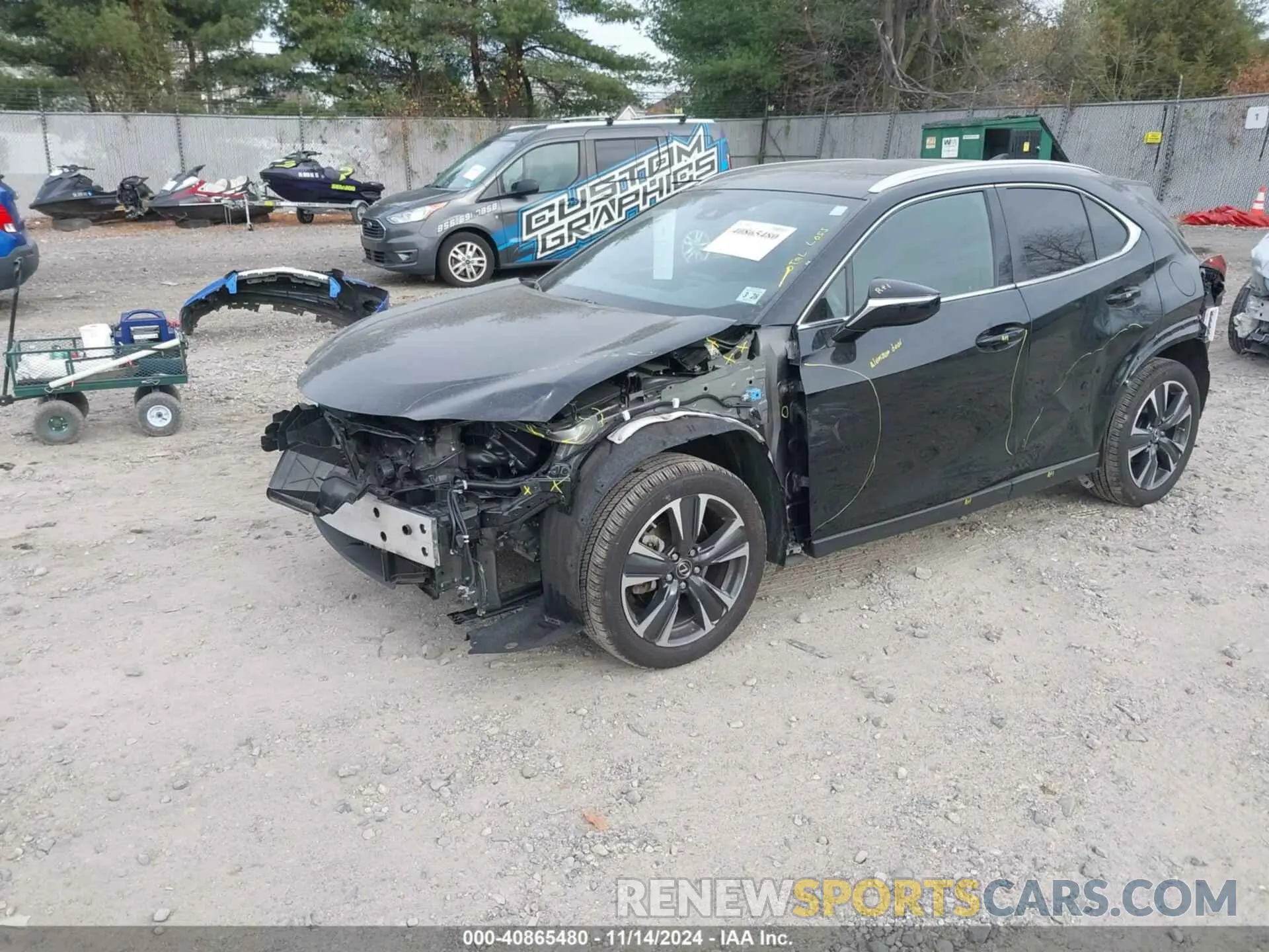 2 Photograph of a damaged car JTHP9JBH1P2068284 LEXUS UX 250H 2023