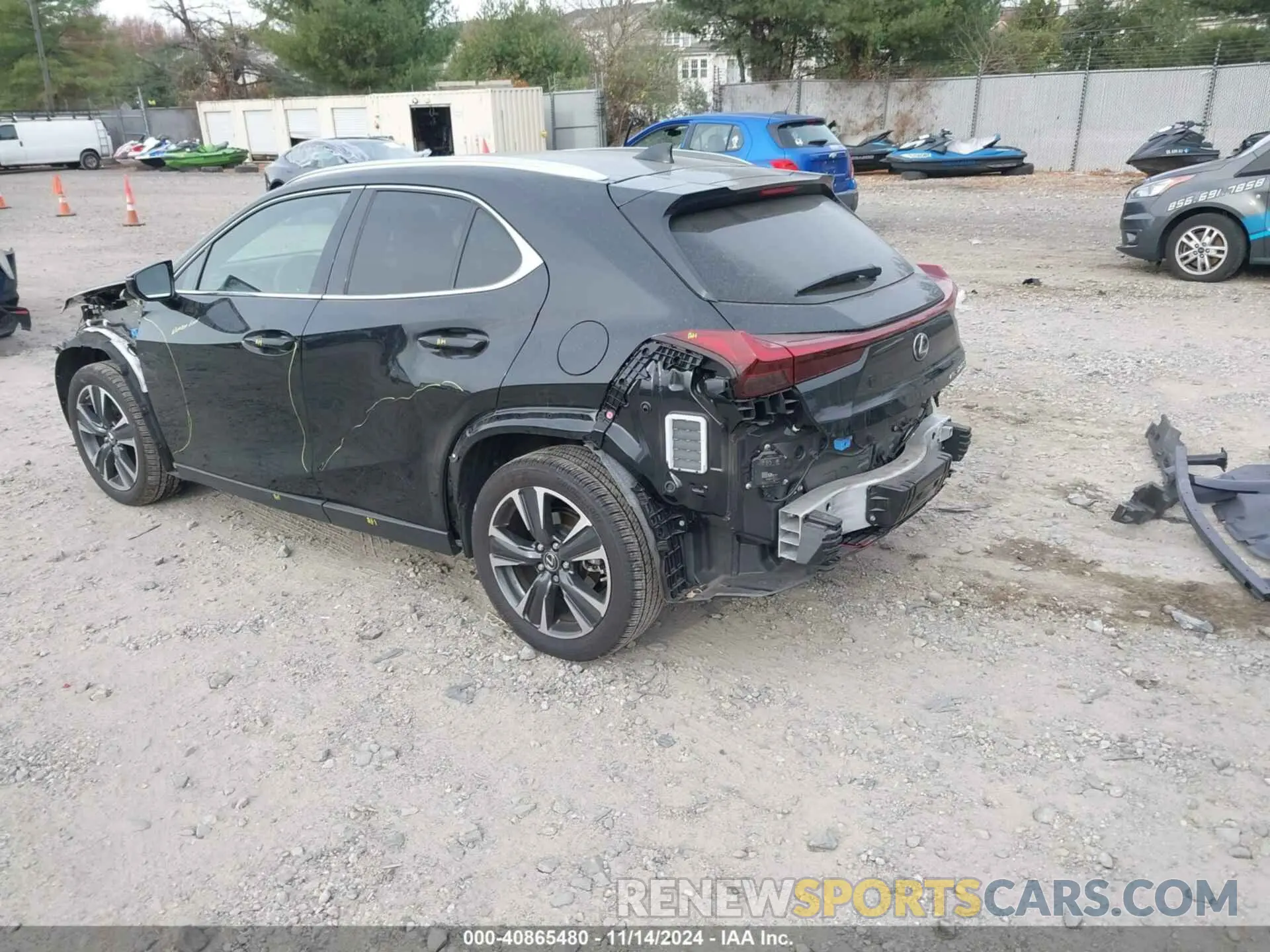 3 Photograph of a damaged car JTHP9JBH1P2068284 LEXUS UX 250H 2023