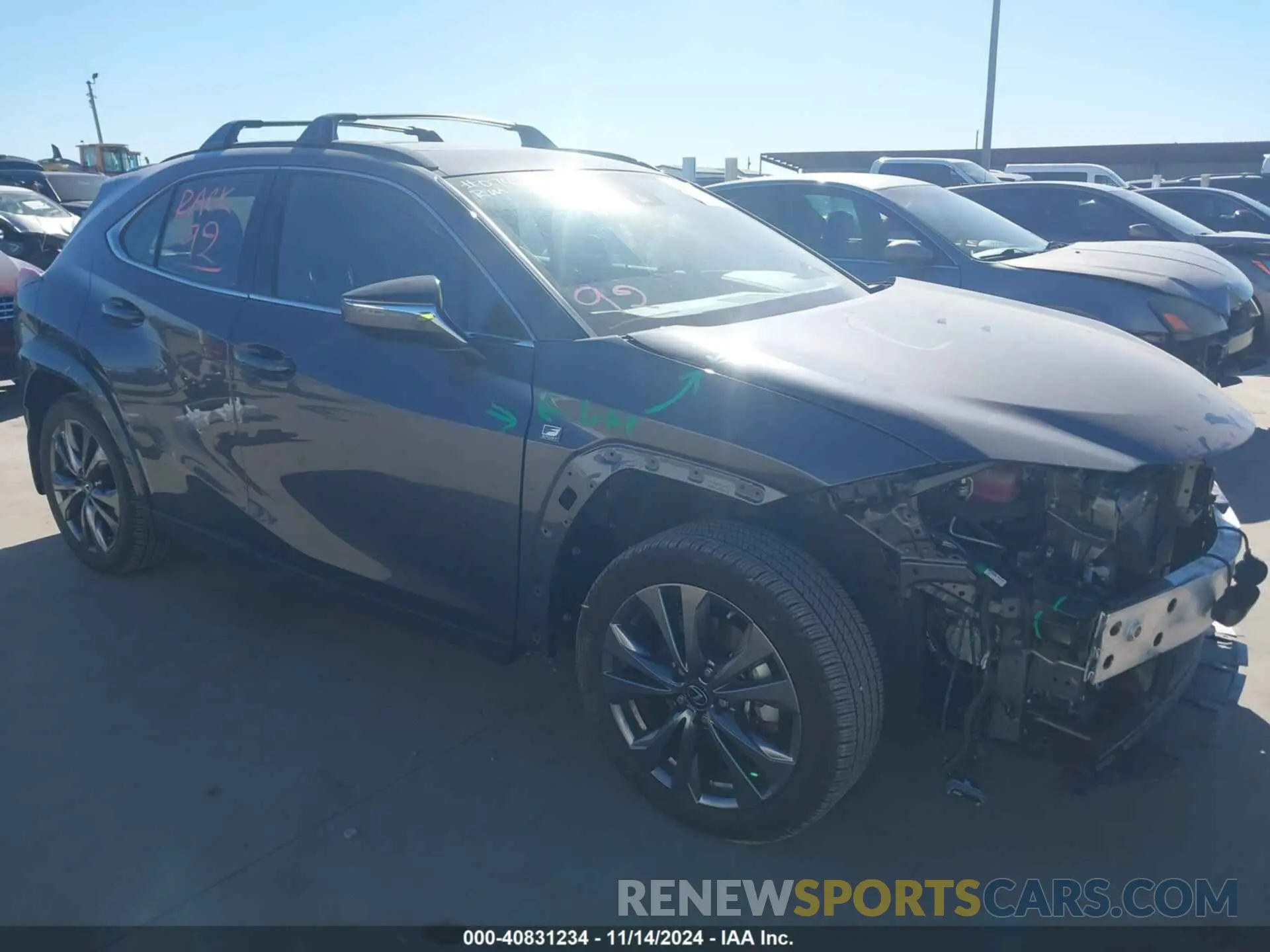 1 Photograph of a damaged car JTHR6JBH3P2145772 LEXUS UX 250H 2023