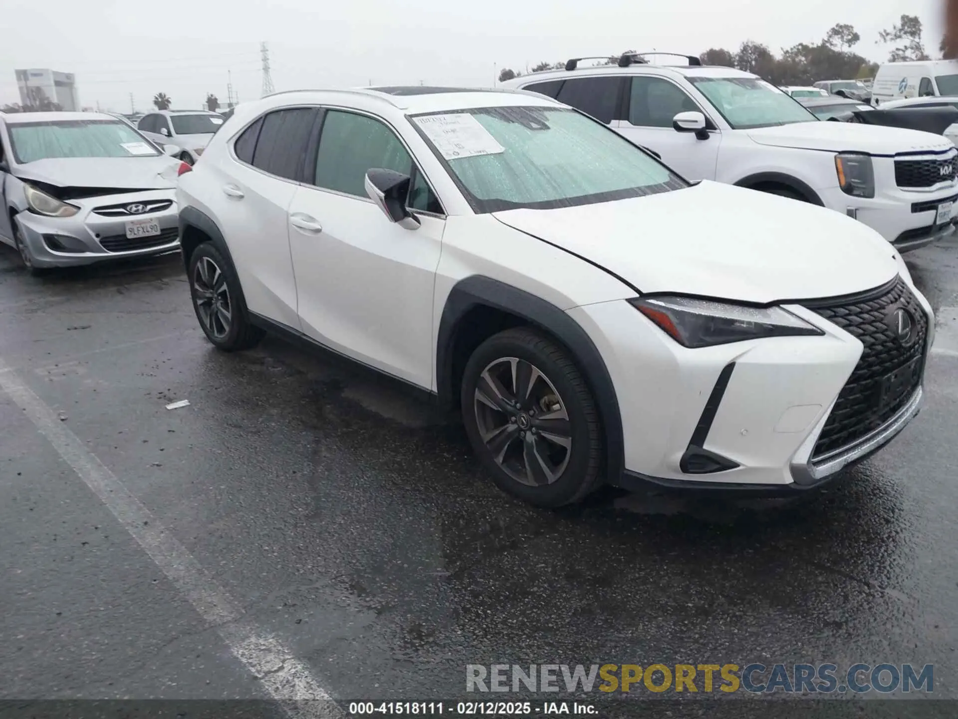 1 Photograph of a damaged car JTHX6JBH3P2144998 LEXUS UX 250H 2023