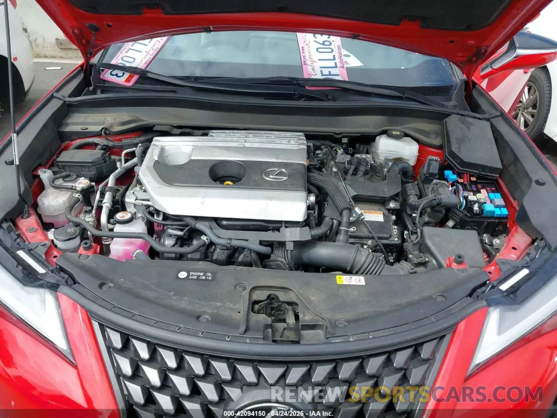 10 Photograph of a damaged car JTHX6JBH8P2147752 LEXUS UX 250H 2023