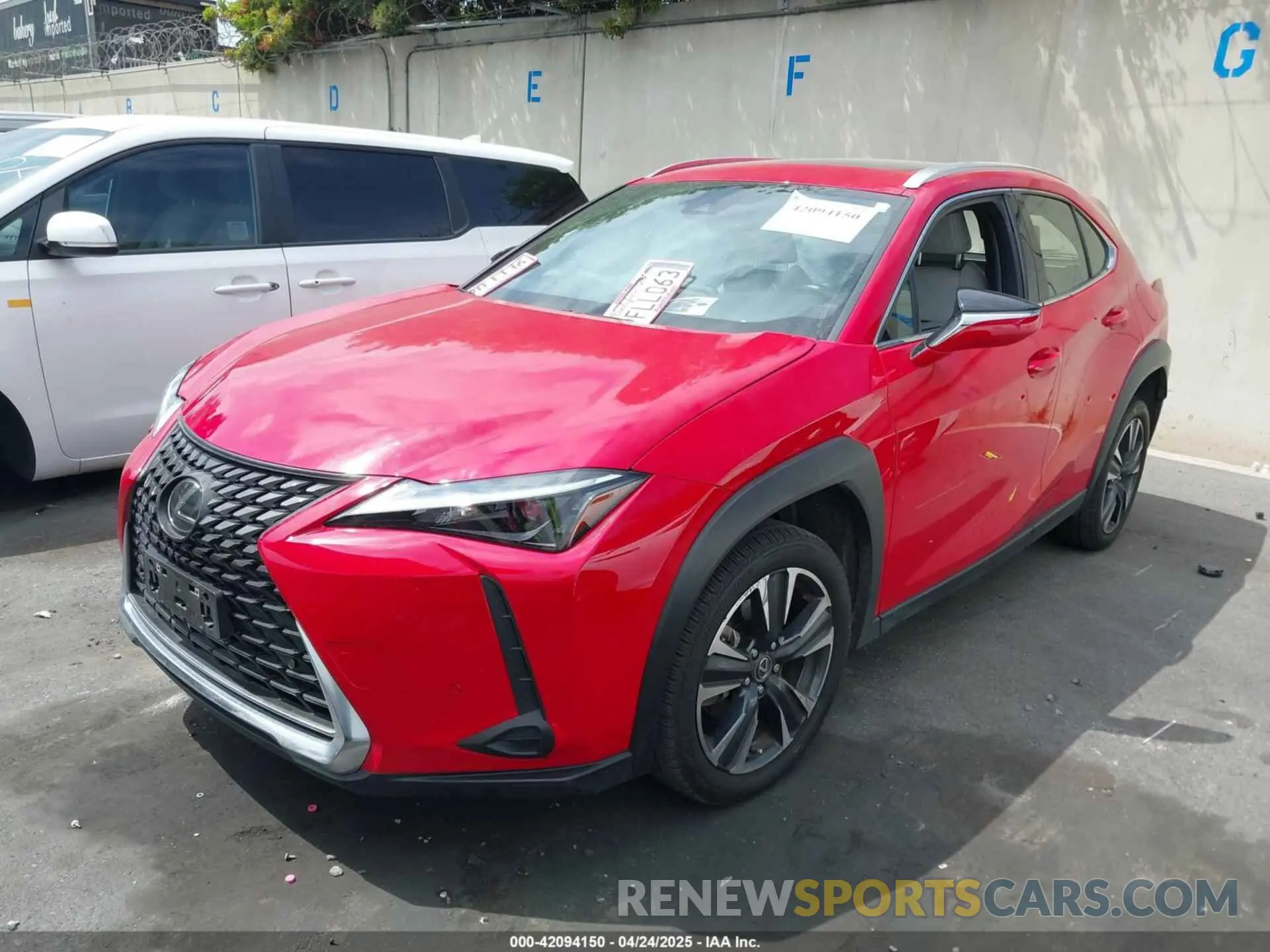 2 Photograph of a damaged car JTHX6JBH8P2147752 LEXUS UX 250H 2023