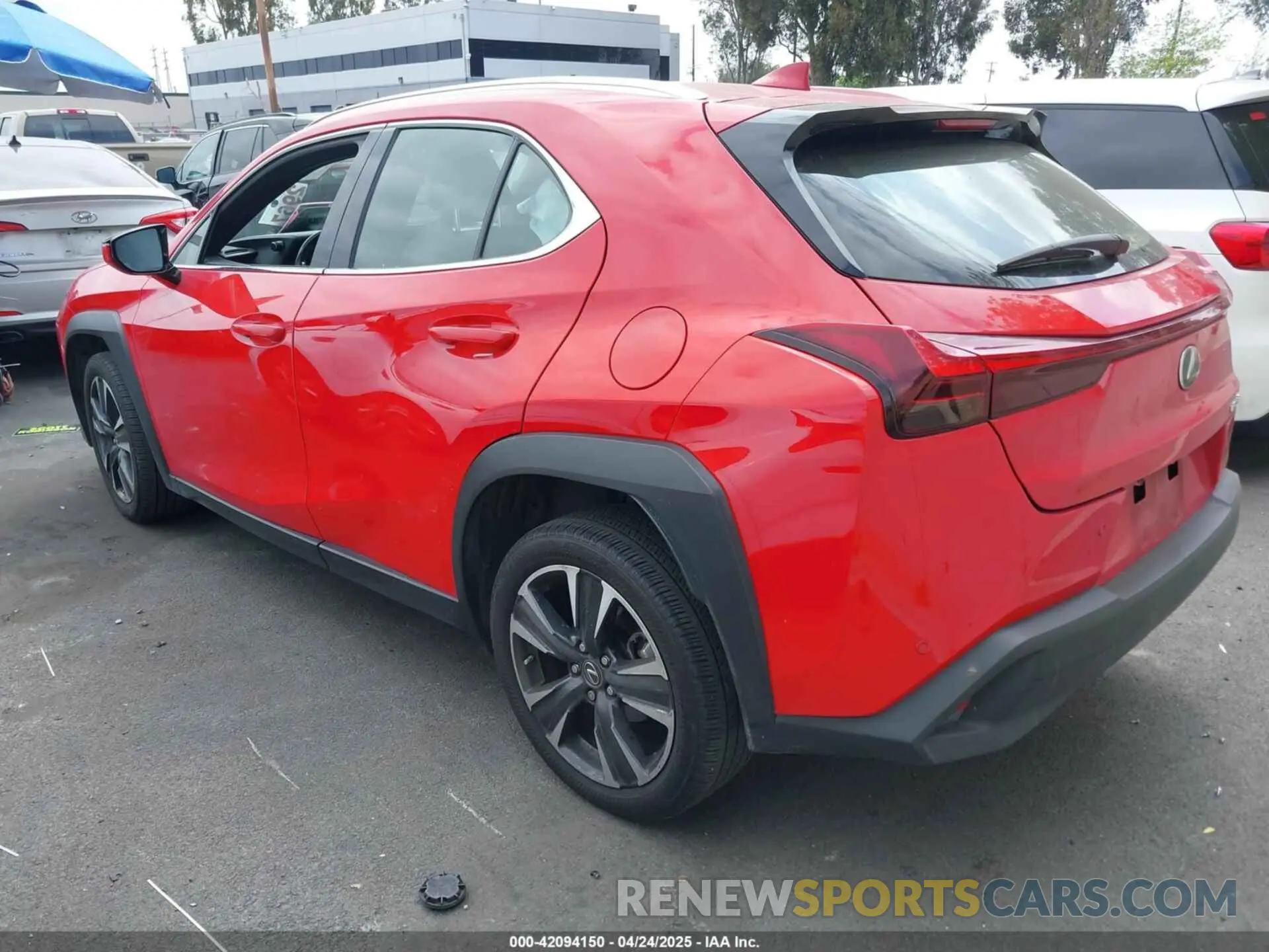 3 Photograph of a damaged car JTHX6JBH8P2147752 LEXUS UX 250H 2023