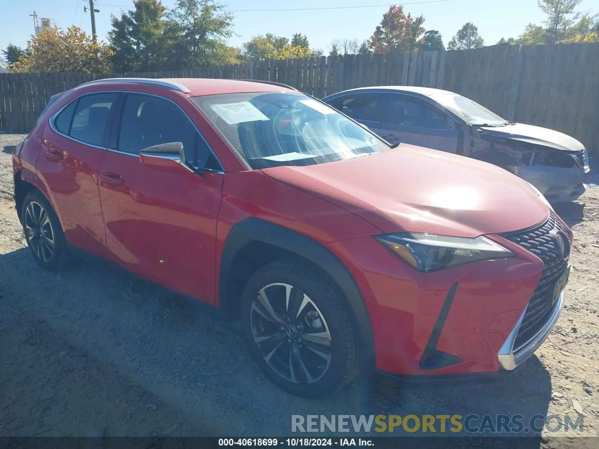 1 Photograph of a damaged car JTHX9JBH1P2070181 LEXUS UX 250H 2023