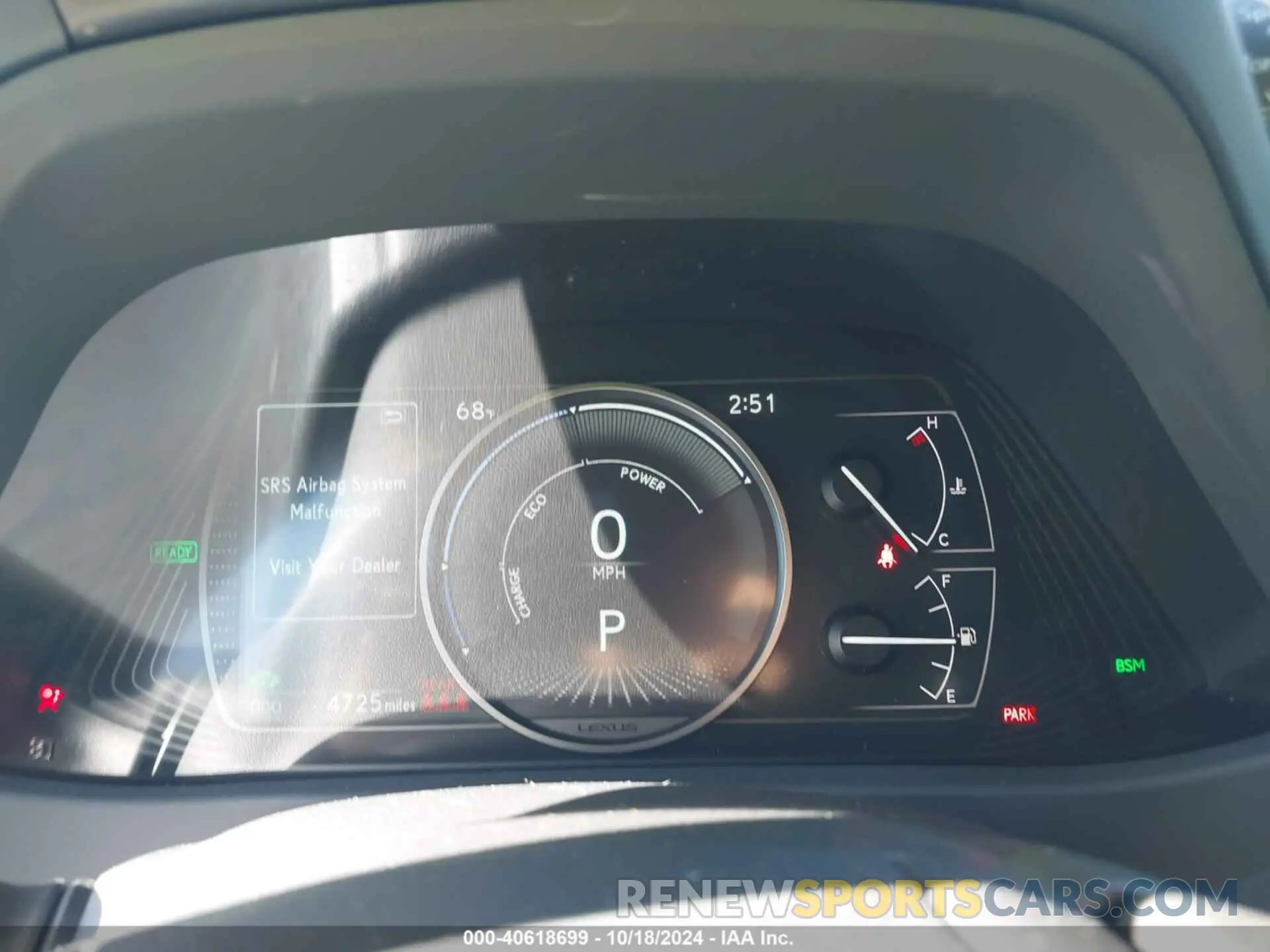 7 Photograph of a damaged car JTHX9JBH1P2070181 LEXUS UX 250H 2023