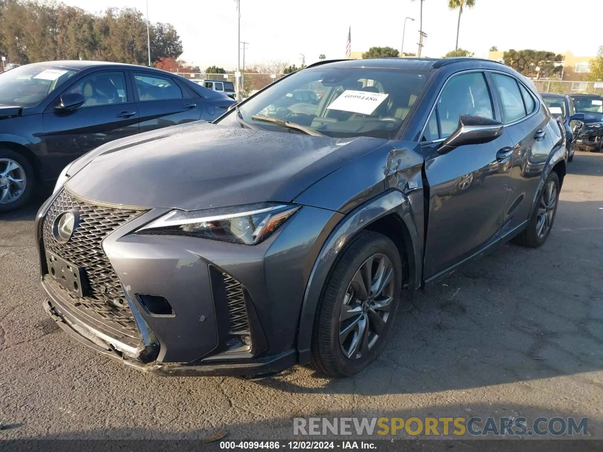2 Photograph of a damaged car JTHB6JBH1R2179293 LEXUS UX 250H 2024