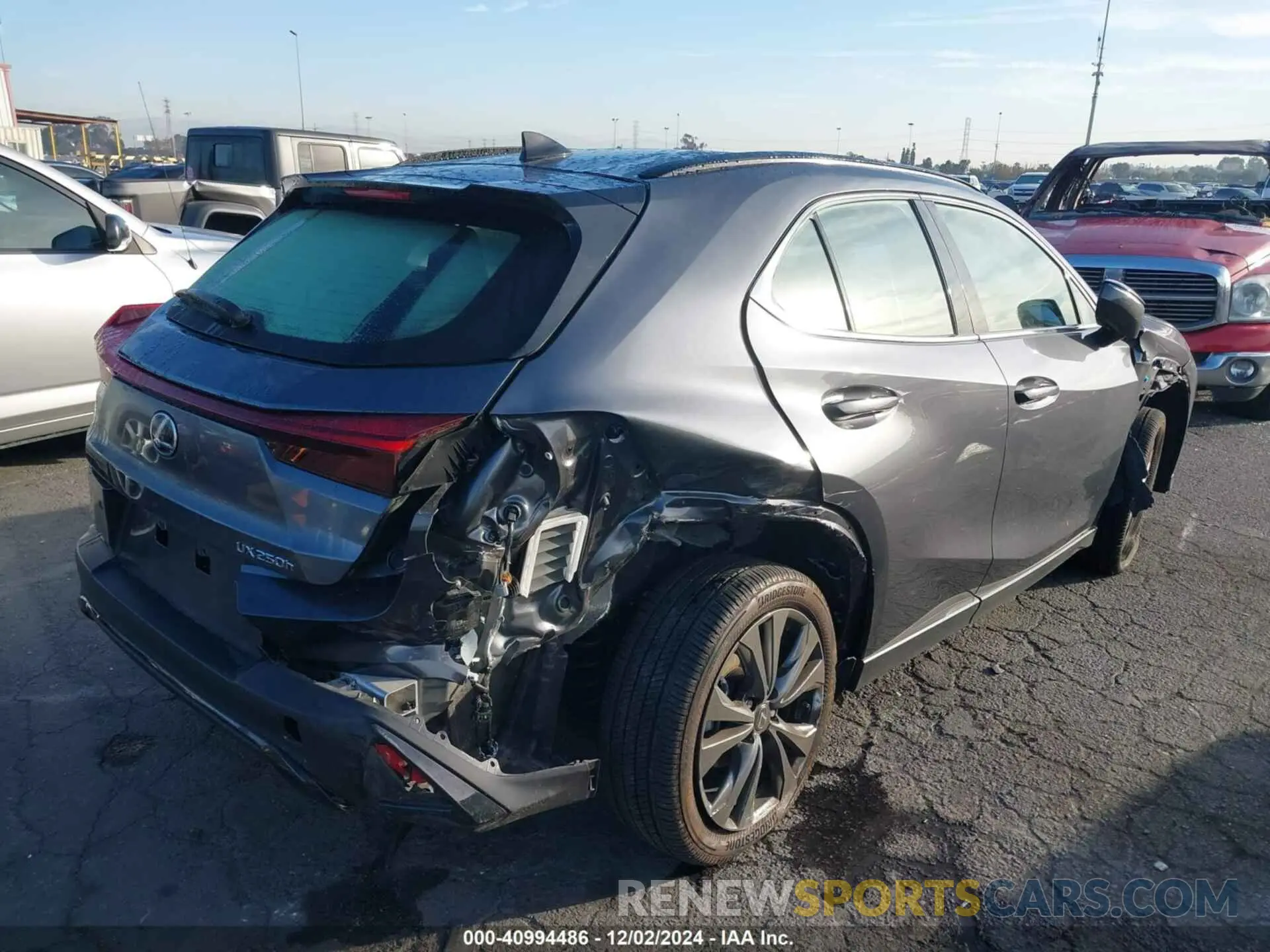 4 Photograph of a damaged car JTHB6JBH1R2179293 LEXUS UX 250H 2024