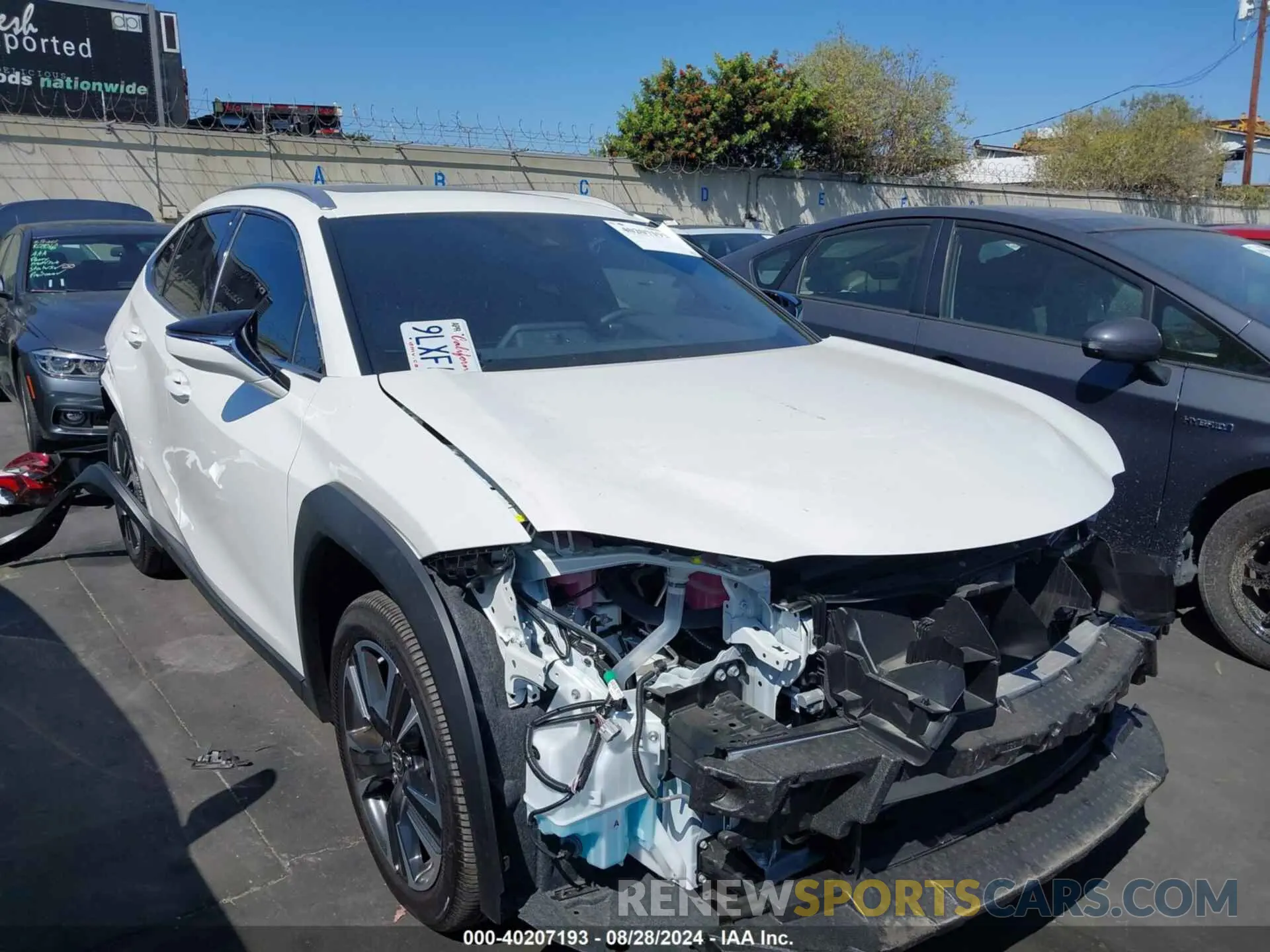1 Photograph of a damaged car JTHX6JBH9R2189334 LEXUS UX 250H 2024