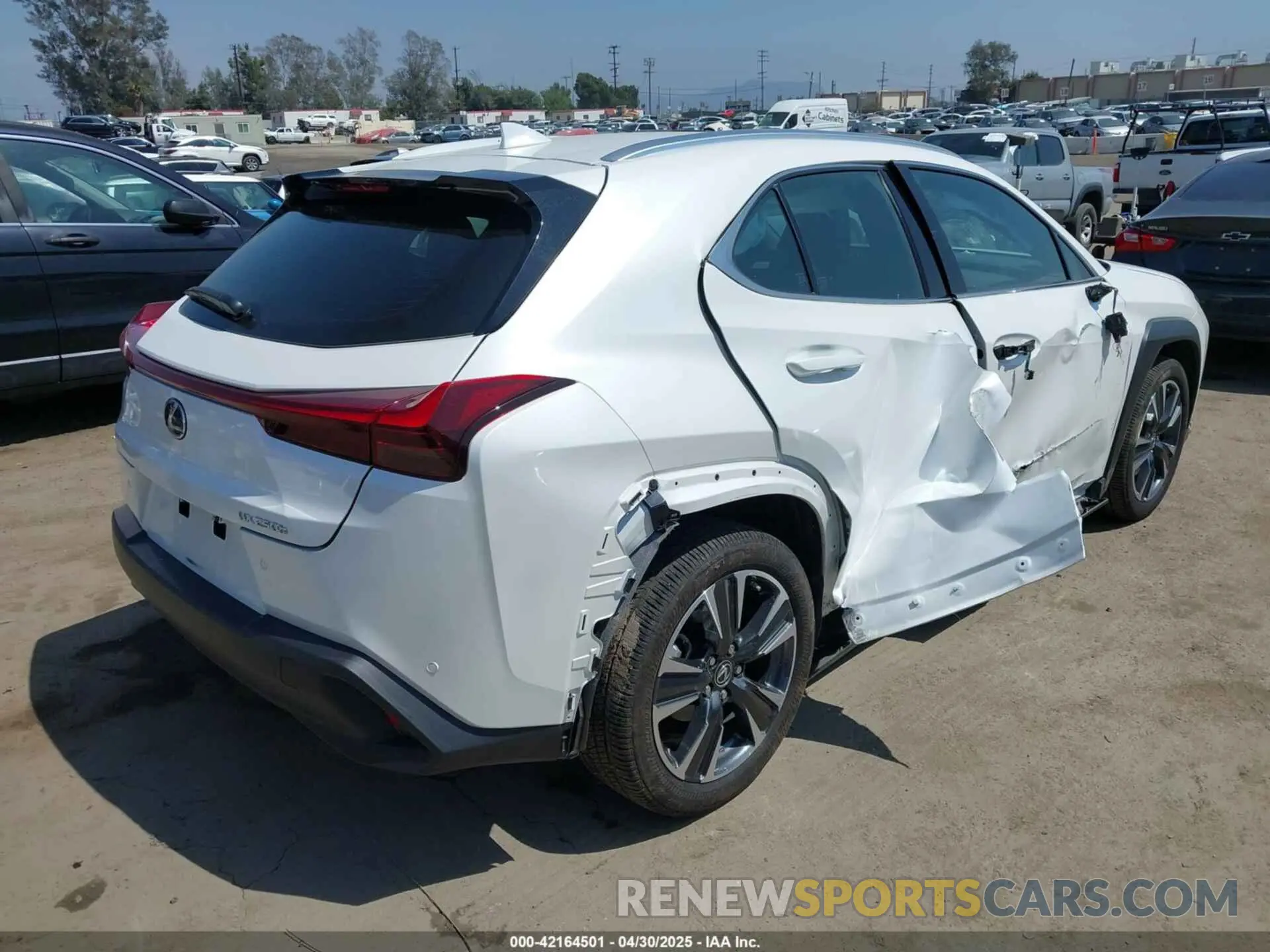 4 Photograph of a damaged car JTHX6JBHXR2186541 LEXUS UX 250H 2024