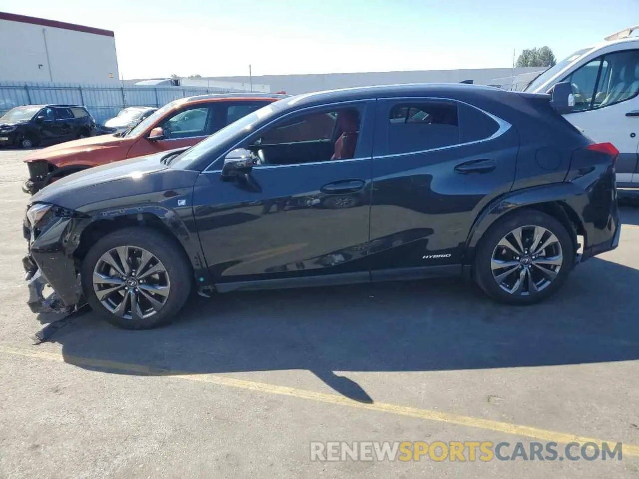 1 Photograph of a damaged car JTHE9JBH8N2058372 LEXUS UX 250H BA 2022