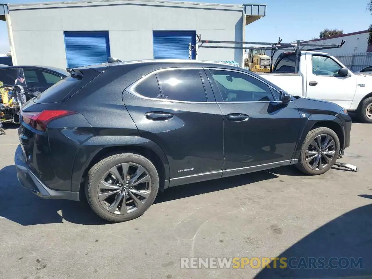 3 Photograph of a damaged car JTHE9JBH8N2058372 LEXUS UX 250H BA 2022