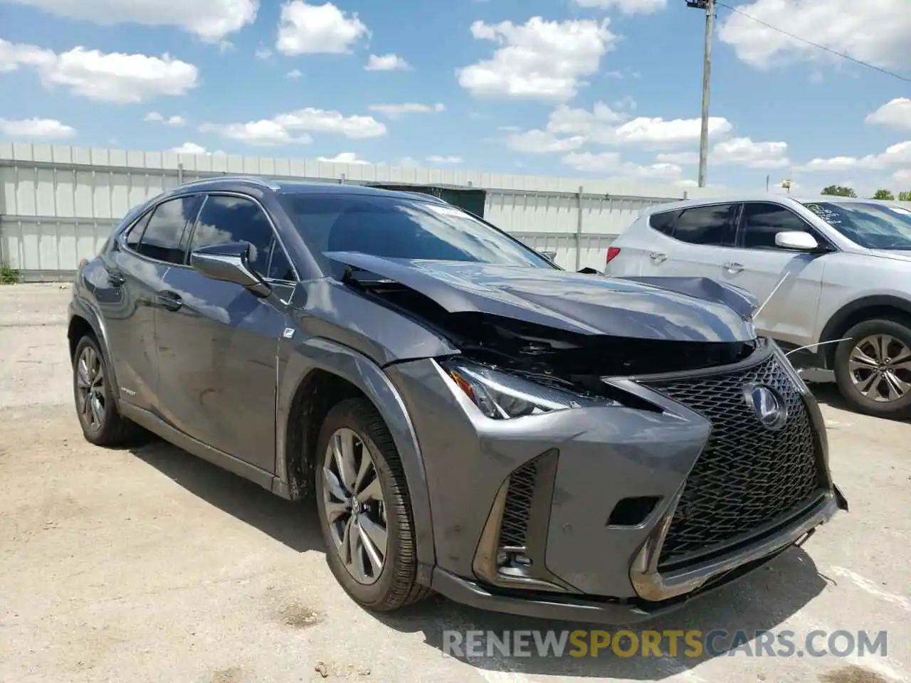 1 Photograph of a damaged car JTHE9JBH9N2055853 LEXUS UX 250H BA 2022