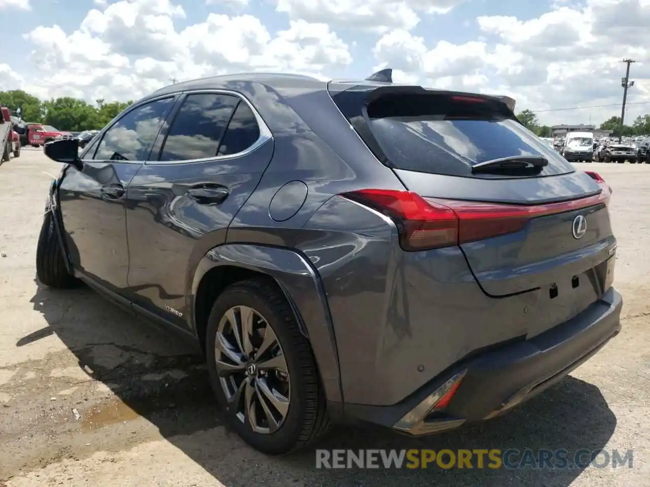 3 Photograph of a damaged car JTHE9JBH9N2055853 LEXUS UX 250H BA 2022