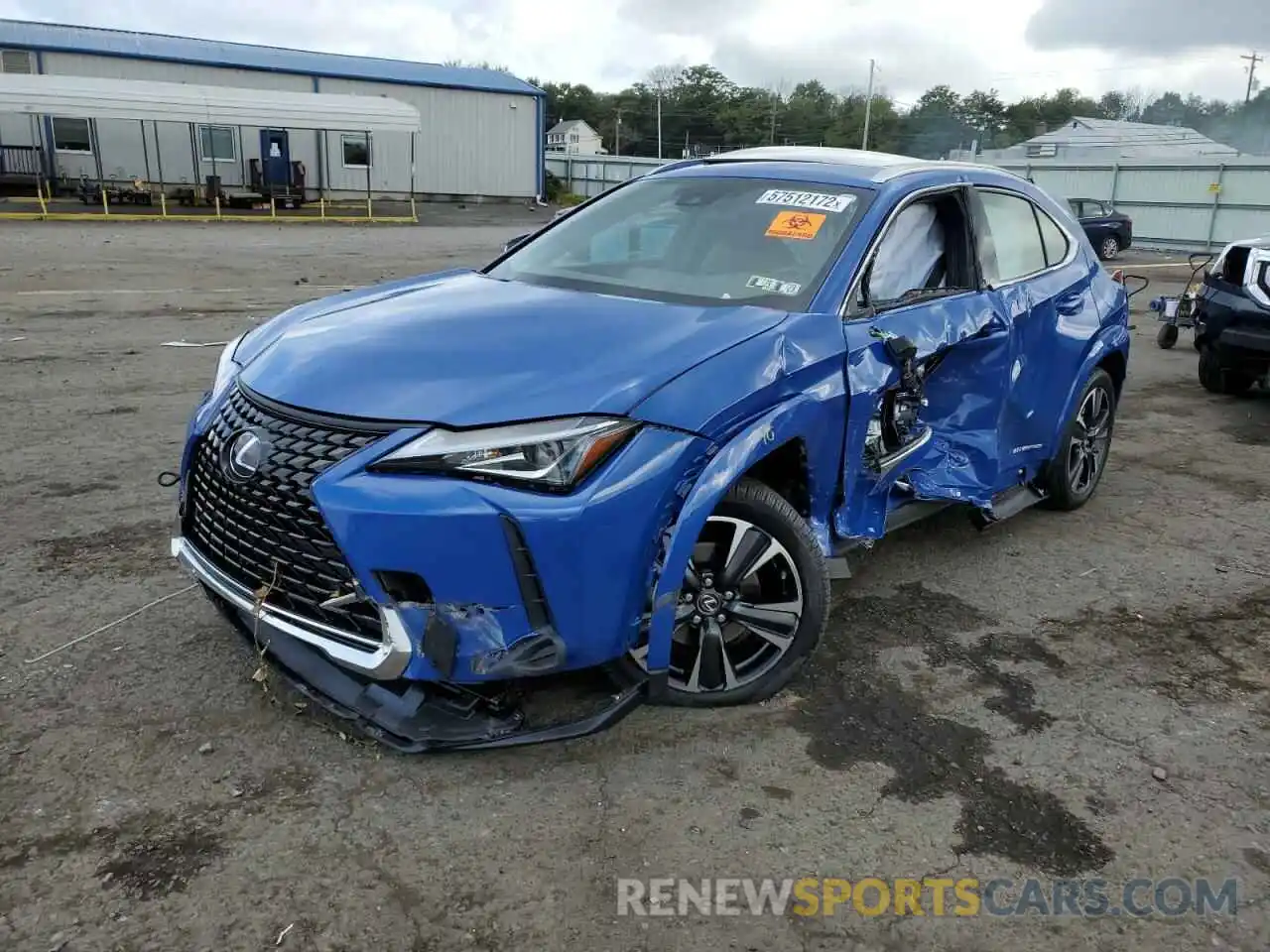 2 Photograph of a damaged car JTHP9JBH0N2061906 LEXUS UX 250H BA 2022