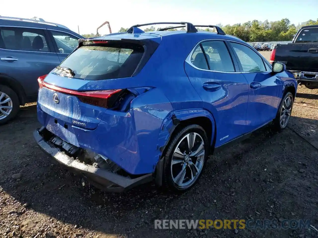 4 Photograph of a damaged car JTHP9JBH6N2060050 LEXUS UX 250H BA 2022