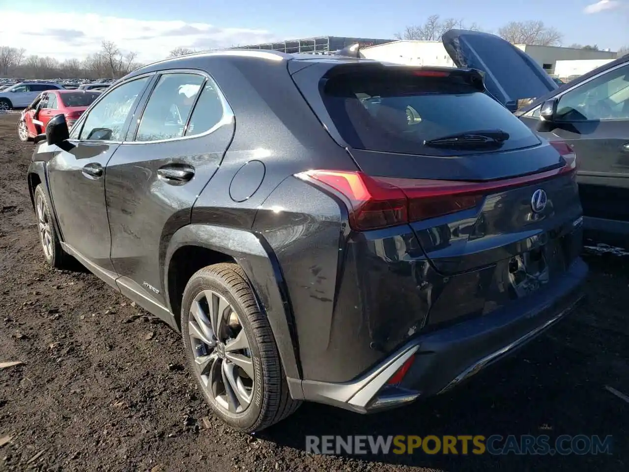 3 Photograph of a damaged car JTHR9JBH4N2057124 LEXUS UX 250H BA 2022