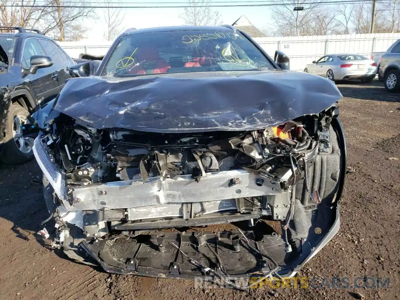 9 Photograph of a damaged car JTHR9JBH4N2057124 LEXUS UX 250H BA 2022