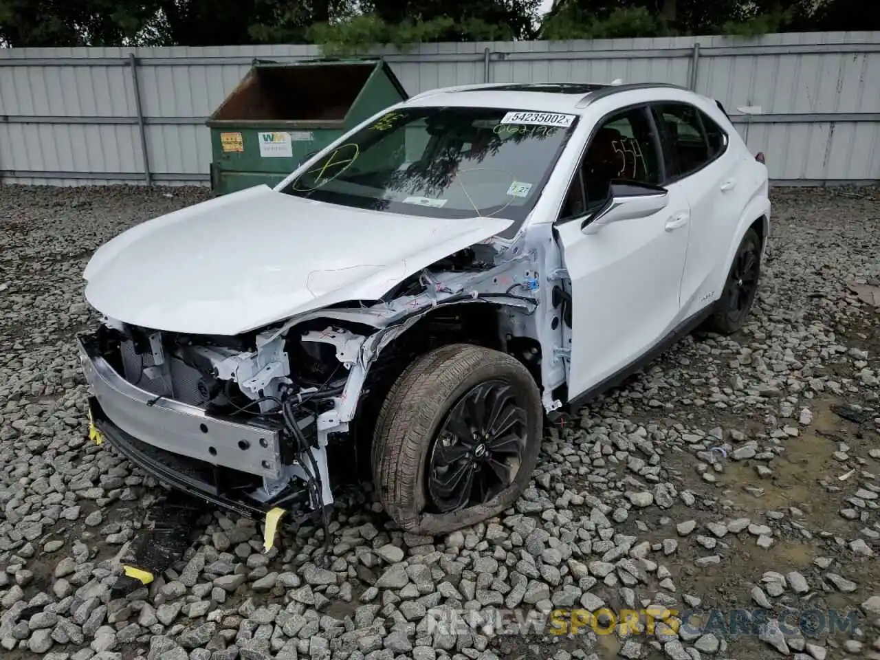 2 Photograph of a damaged car JTHR9JBH9N2062190 LEXUS UX 250H BA 2022