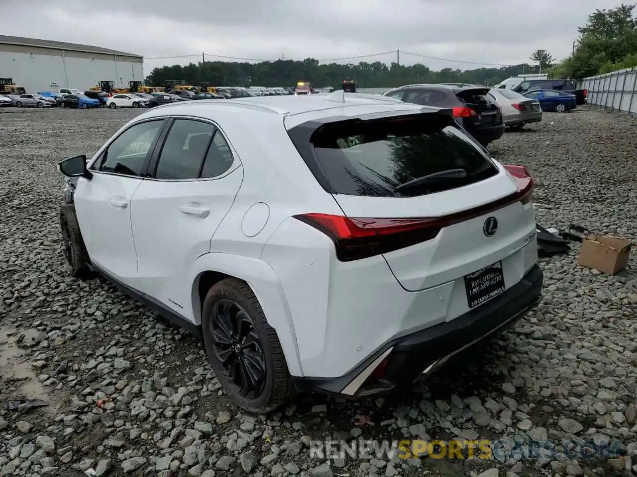 3 Photograph of a damaged car JTHR9JBH9N2062190 LEXUS UX 250H BA 2022