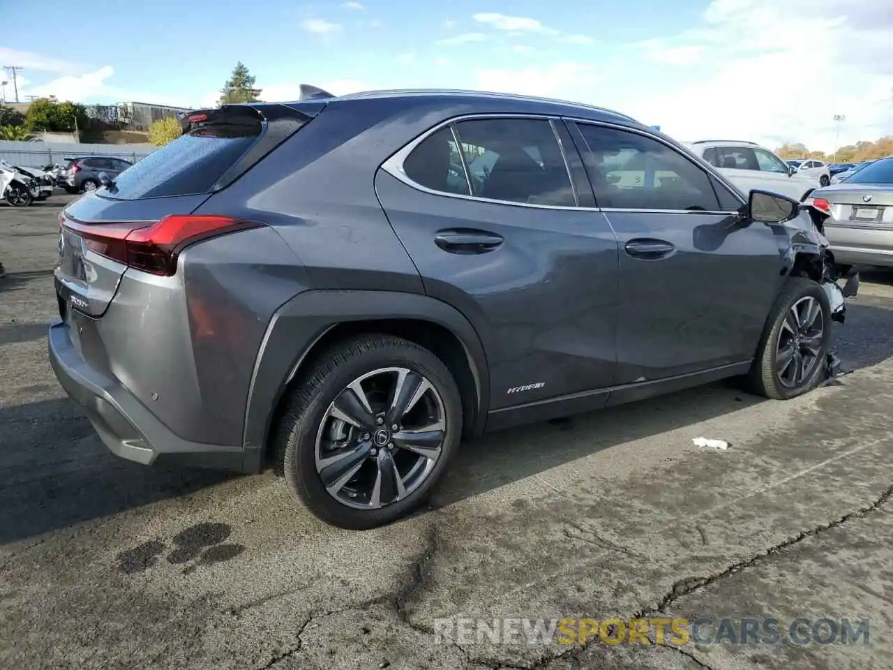 3 Photograph of a damaged car JTHX9JBH2N2054570 LEXUS UX 250H BA 2022