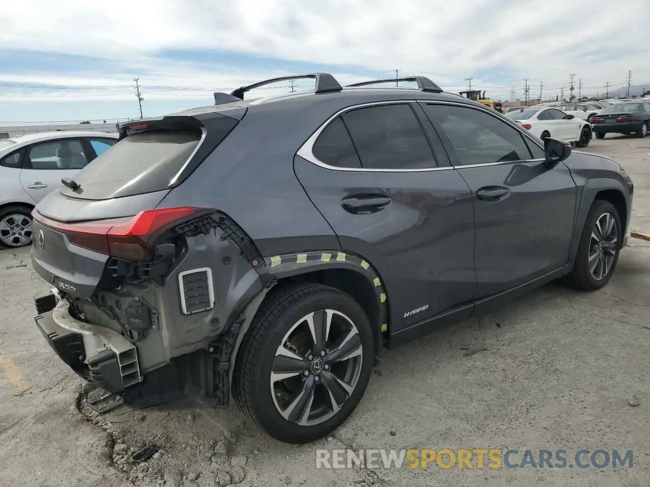 3 Photograph of a damaged car JTHX9JBH9N2056431 LEXUS UX 250H BA 2022