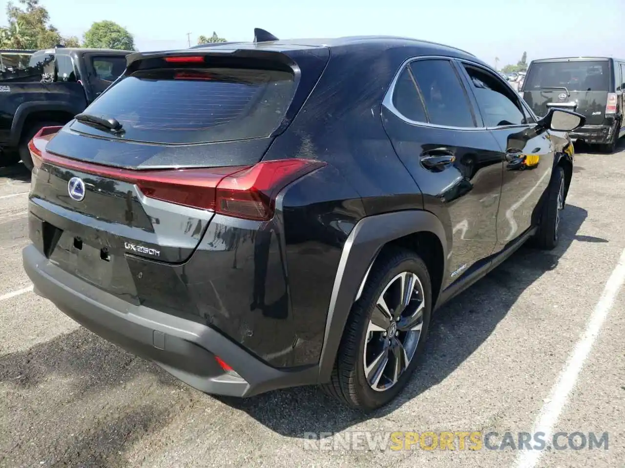 4 Photograph of a damaged car JTHX9JBHXN2057734 LEXUS UX 250H BA 2022