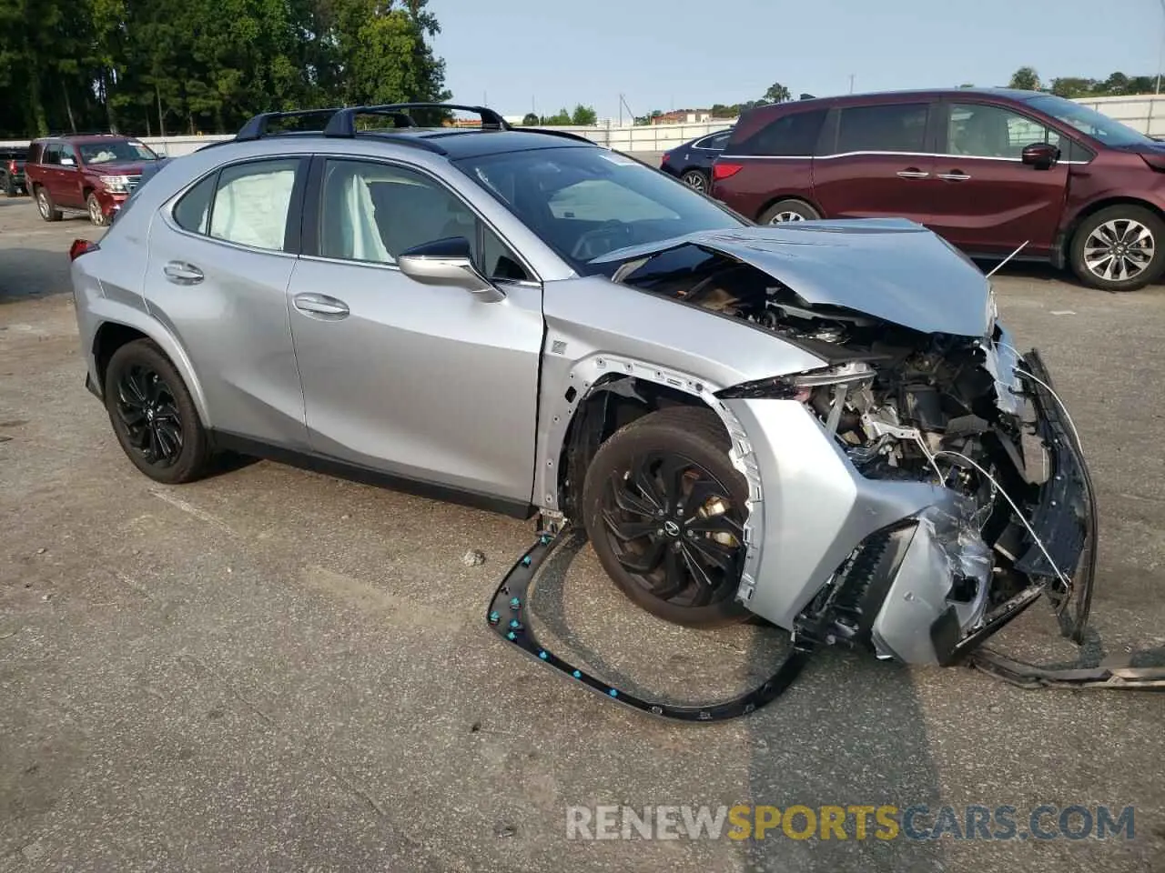4 Photograph of a damaged car JTHB9JBH0P2066035 LEXUS UX 250H BA 2023