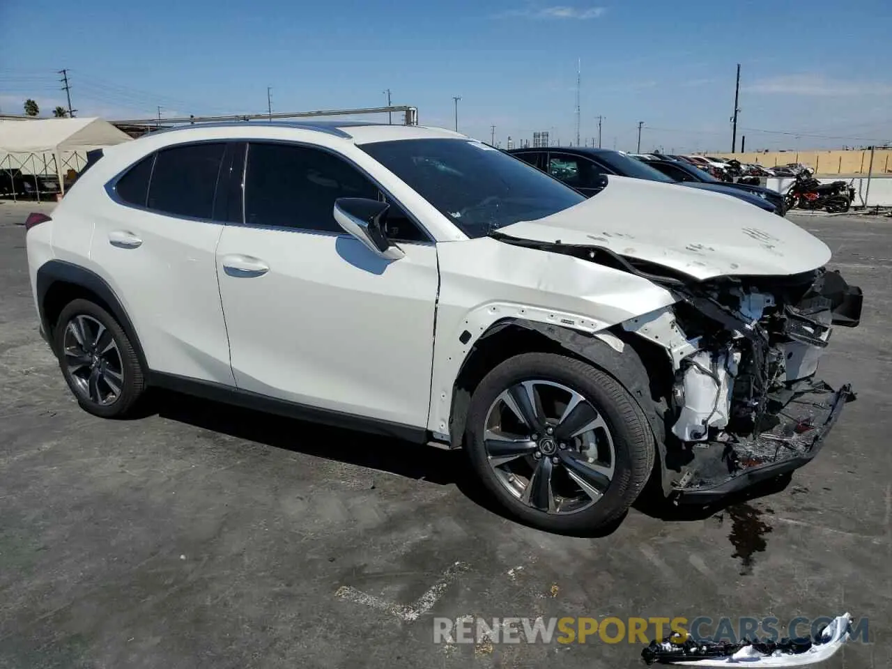 4 Photograph of a damaged car JTHX6JBH7R2189588 LEXUS UX 250H BA 2024