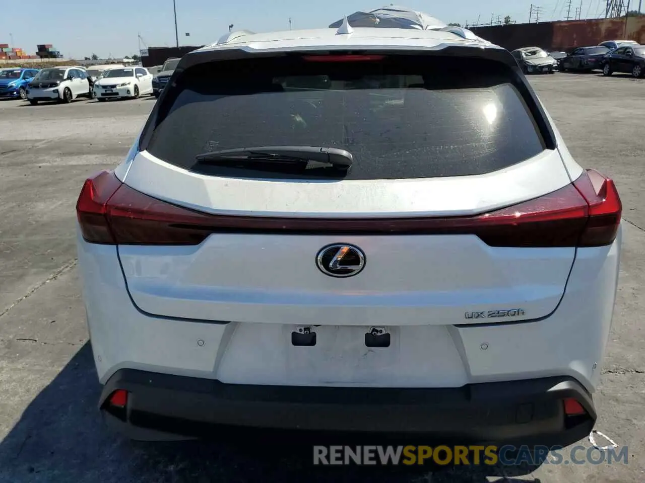 6 Photograph of a damaged car JTHX6JBH7R2189588 LEXUS UX 250H BA 2024