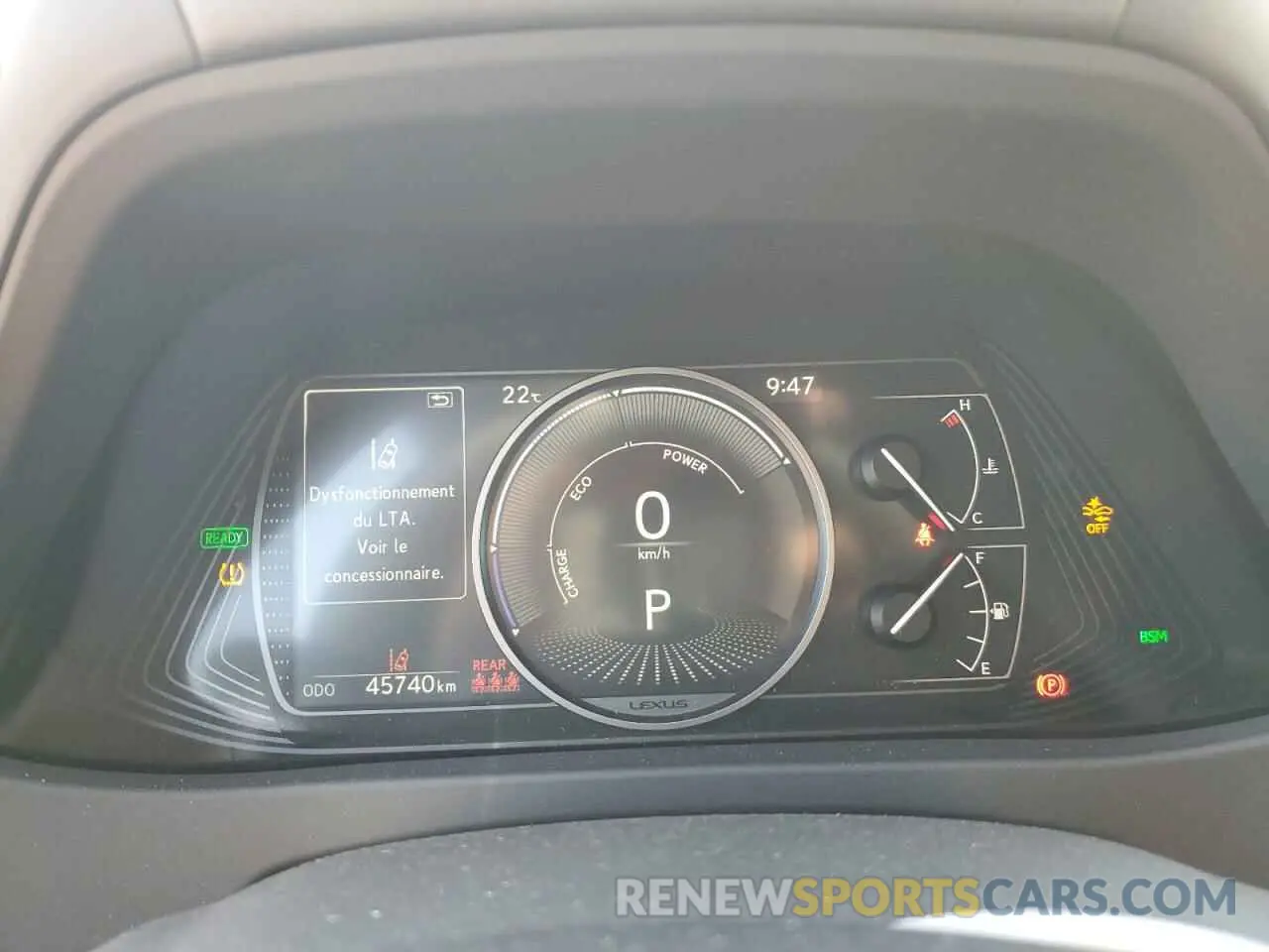 9 Photograph of a damaged car JTHP9JBH3P2063426 LEXUS UX 250H PR 2023