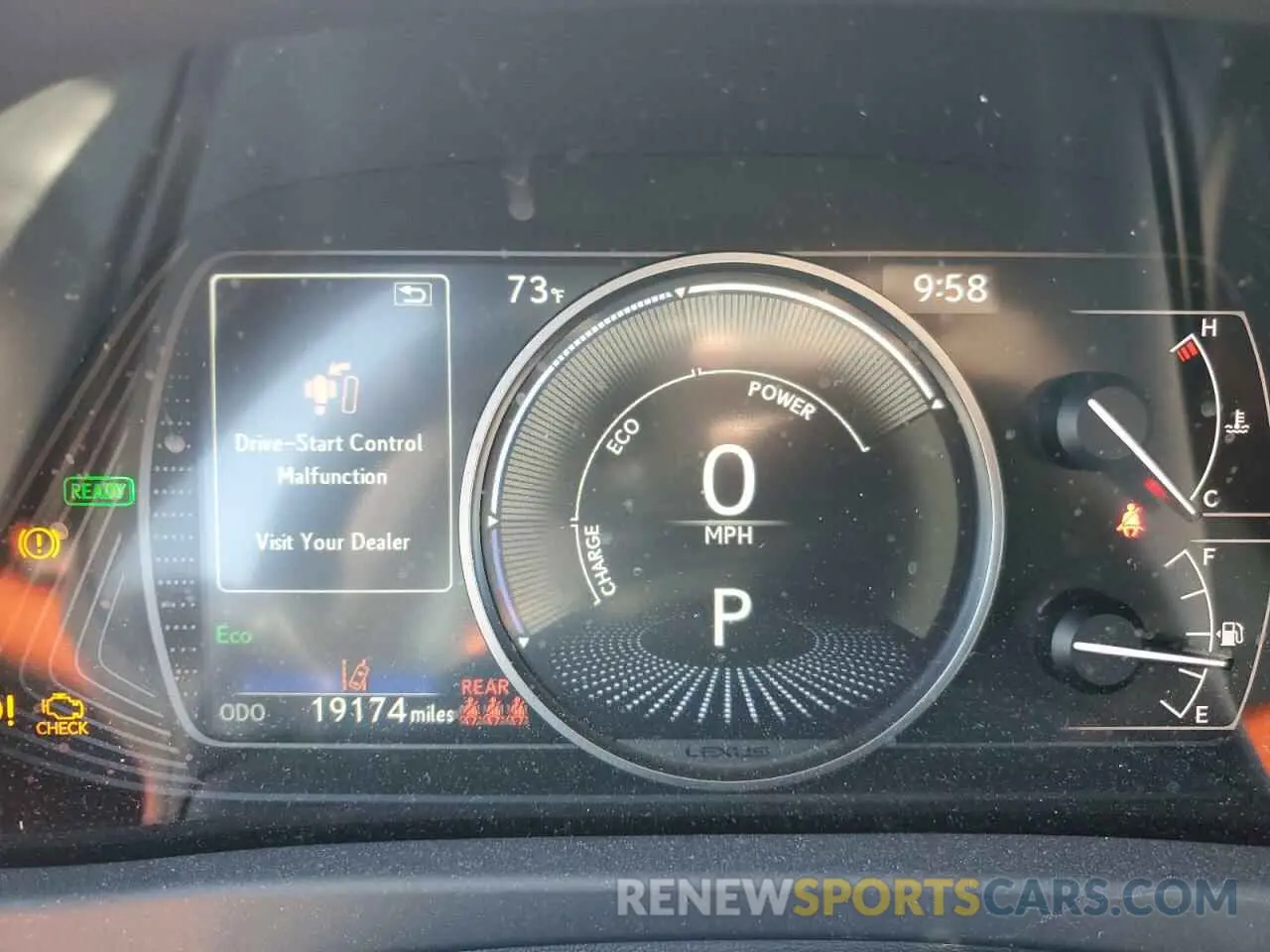 9 Photograph of a damaged car JTHP9JBH4P2070322 LEXUS UX 250H PR 2023