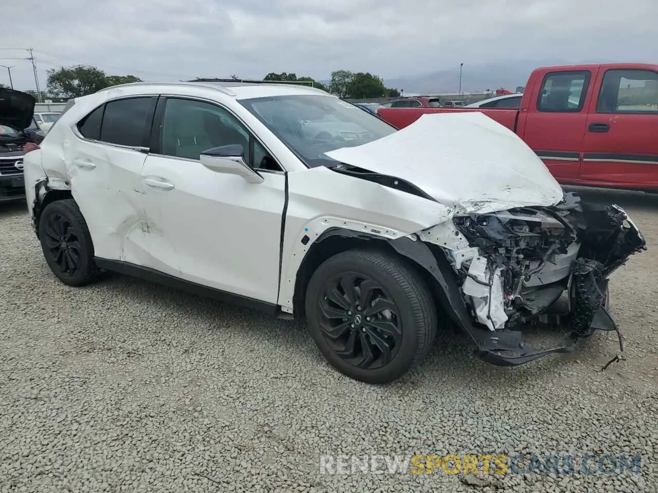 4 Photograph of a damaged car JTHP9JBH5R2076214 LEXUS UX 250H PR 2024