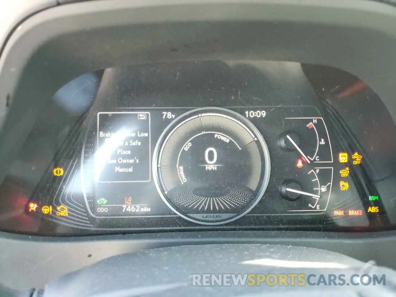 9 Photograph of a damaged car JTHP9JBHXR2078332 LEXUS UX 250H PR 2024