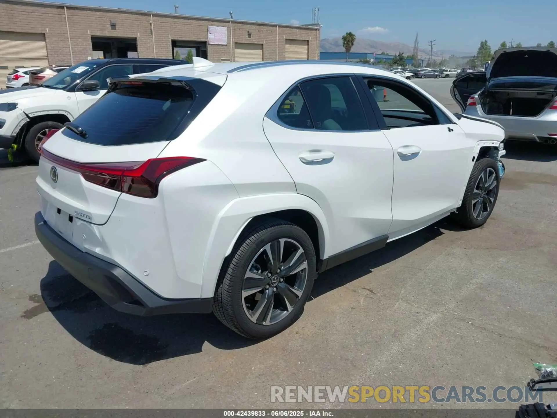 4 Photograph of a damaged car JTHYBJAH8S2014645 LEXUS UX 300H 2025