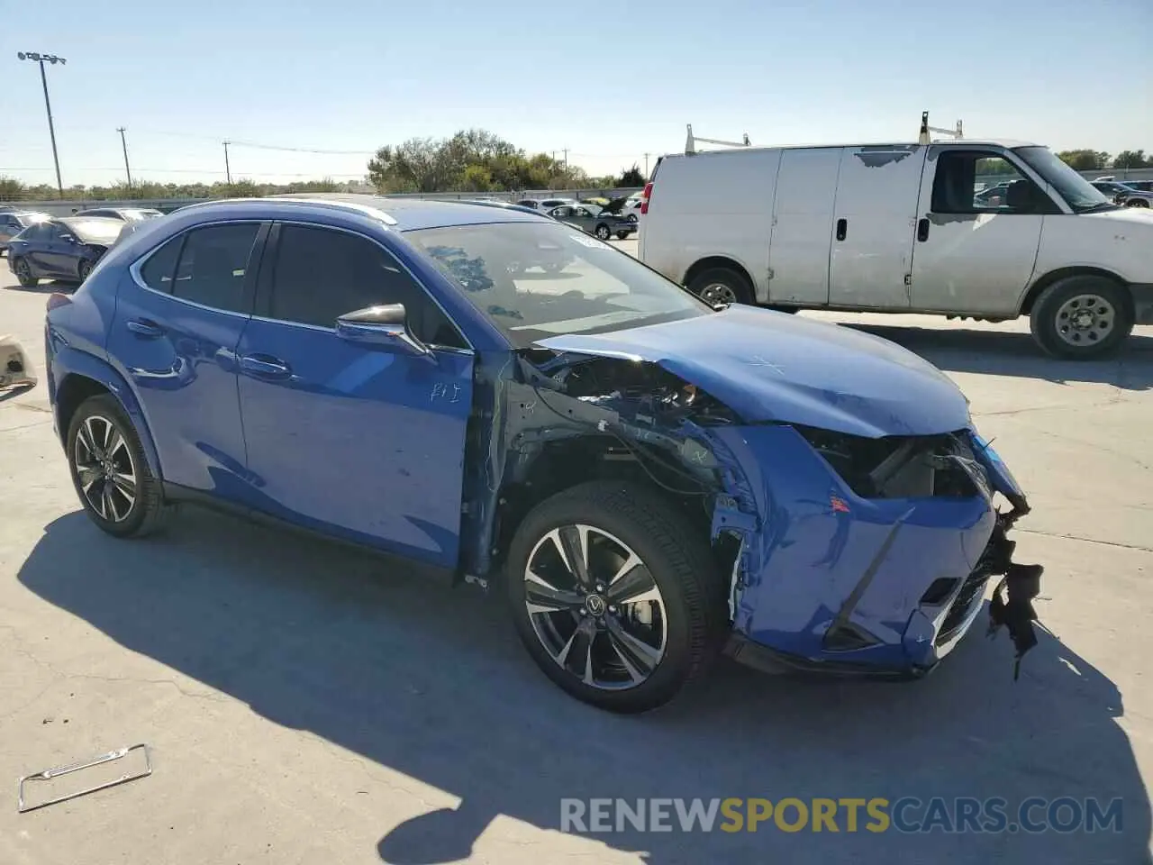 4 Photograph of a damaged car JTHYBJAH1S2009206 LEXUS UX 300H BA 2025