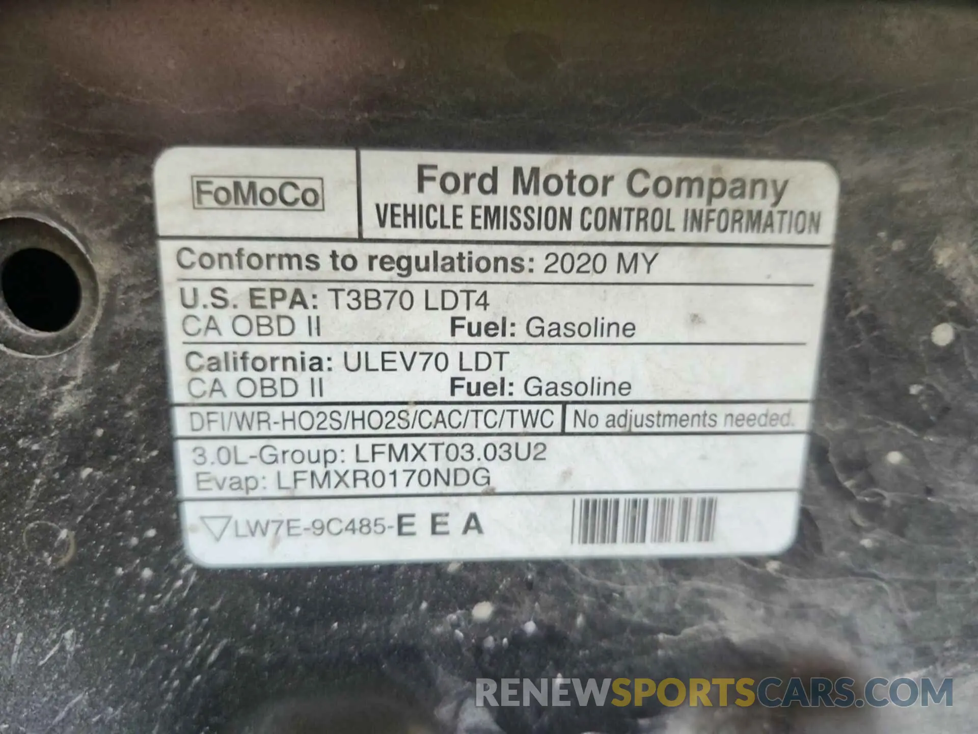 27 Photograph of a damaged car 5LM5J6XC1LGL24956 LINCOLN AVIATOR 2020