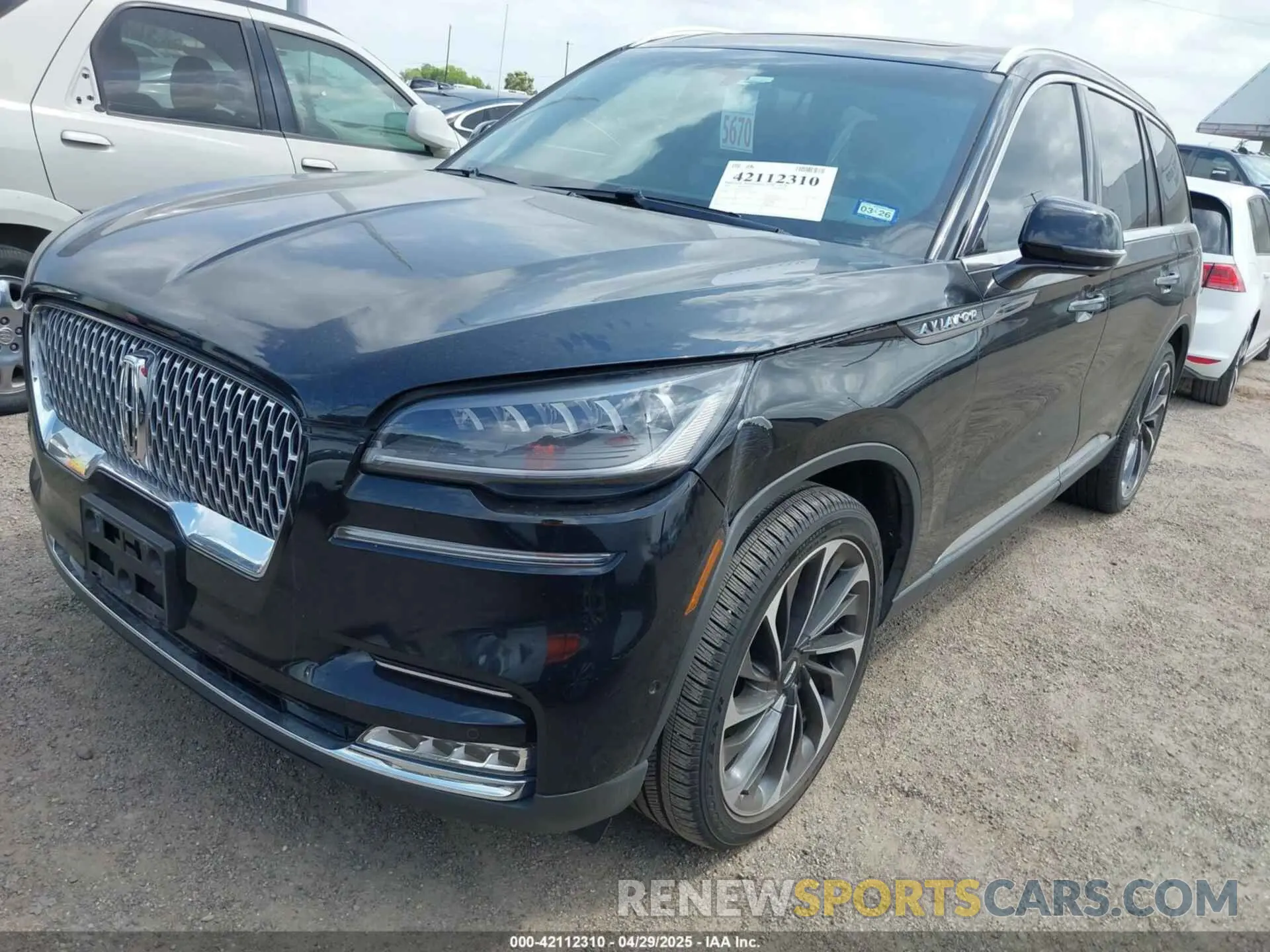 2 Photograph of a damaged car 5LM5J7XC9LGL24872 LINCOLN AVIATOR 2020