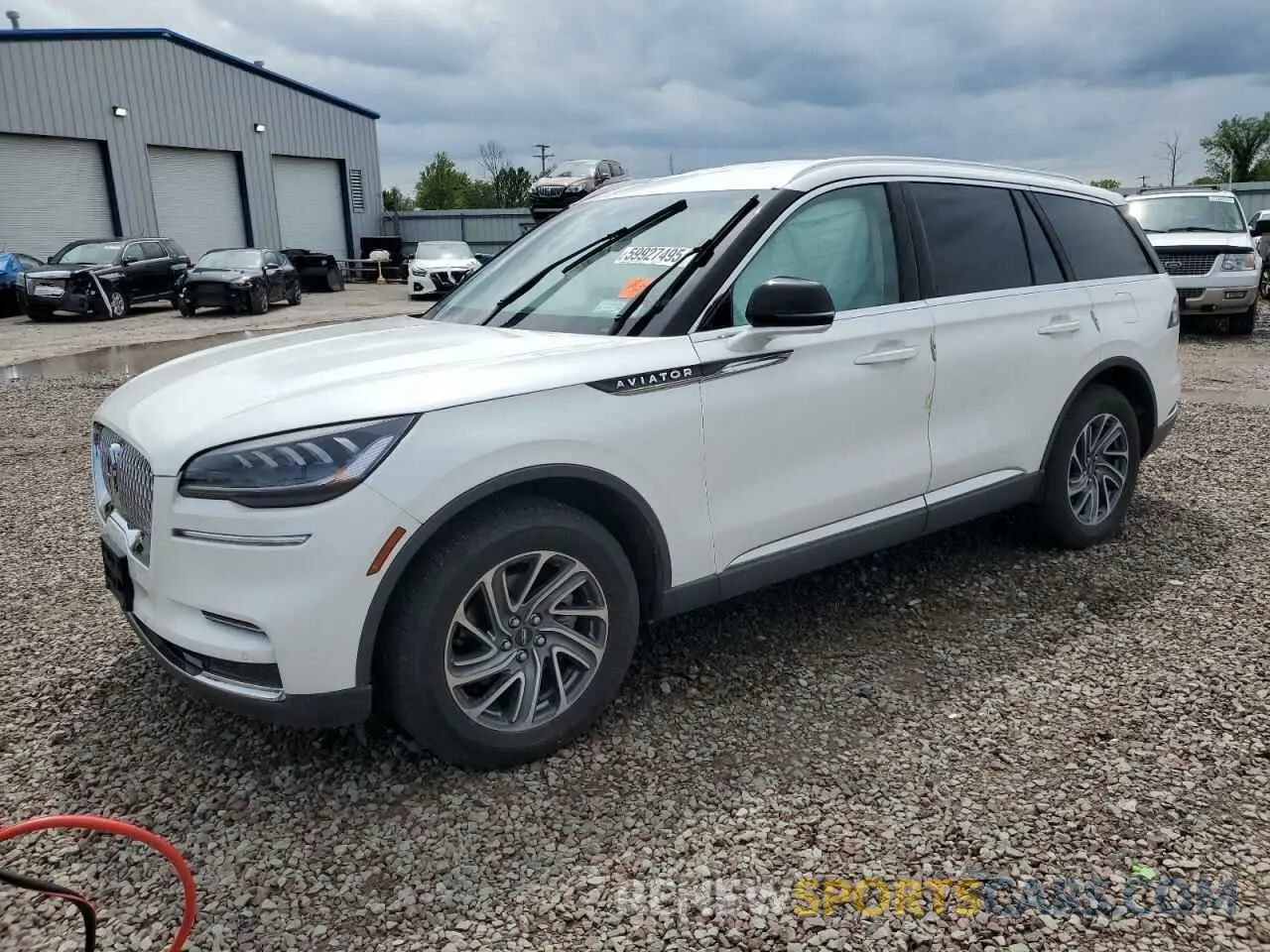 1 Photograph of a damaged car 5LM5J6XC3MGL06086 LINCOLN AVIATOR 2021