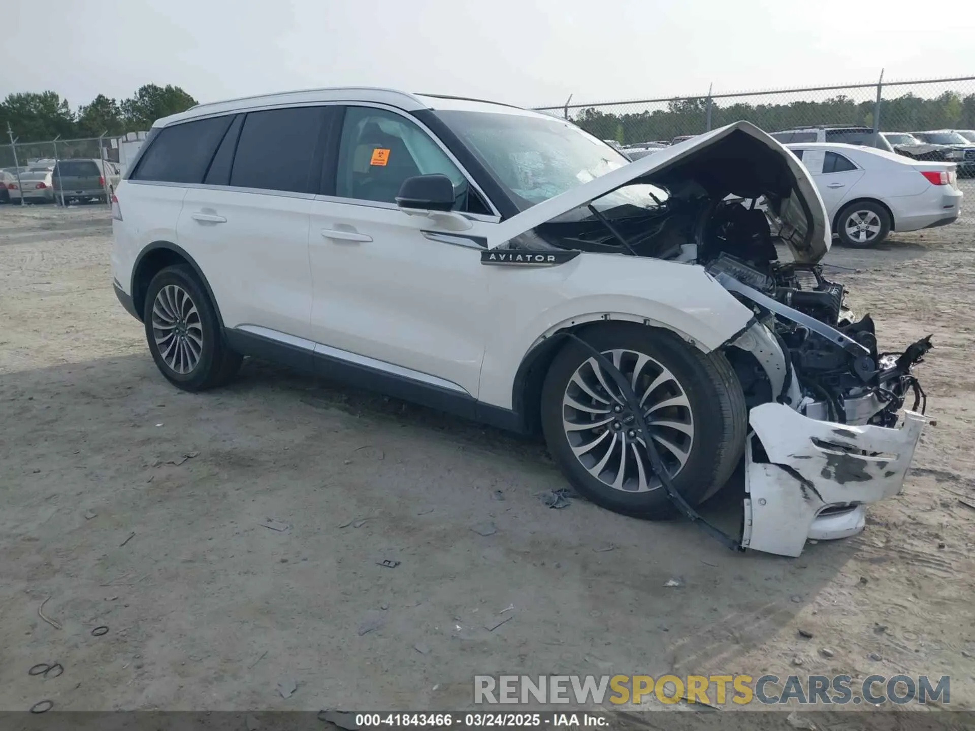 1 Photograph of a damaged car 5LM5J7WC1MGL09155 LINCOLN AVIATOR 2021