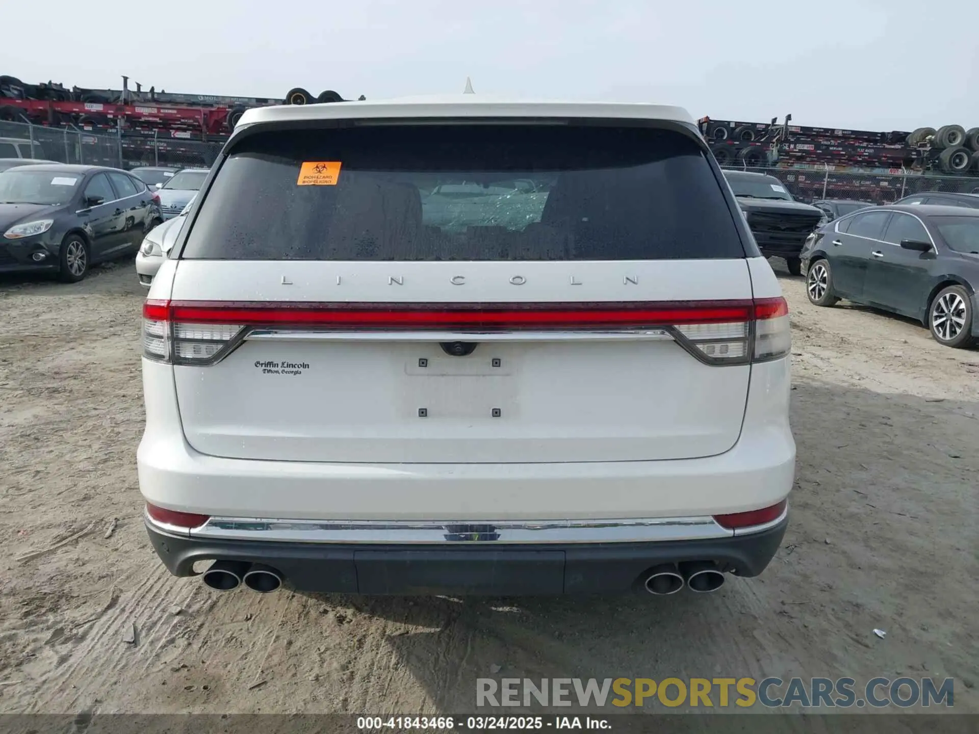 16 Photograph of a damaged car 5LM5J7WC1MGL09155 LINCOLN AVIATOR 2021
